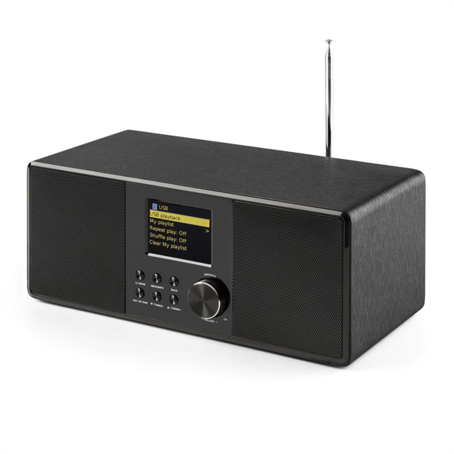 Radio Internet Connecter 120 Bluetooth WLAN DAB/DAB+ USB Noir
