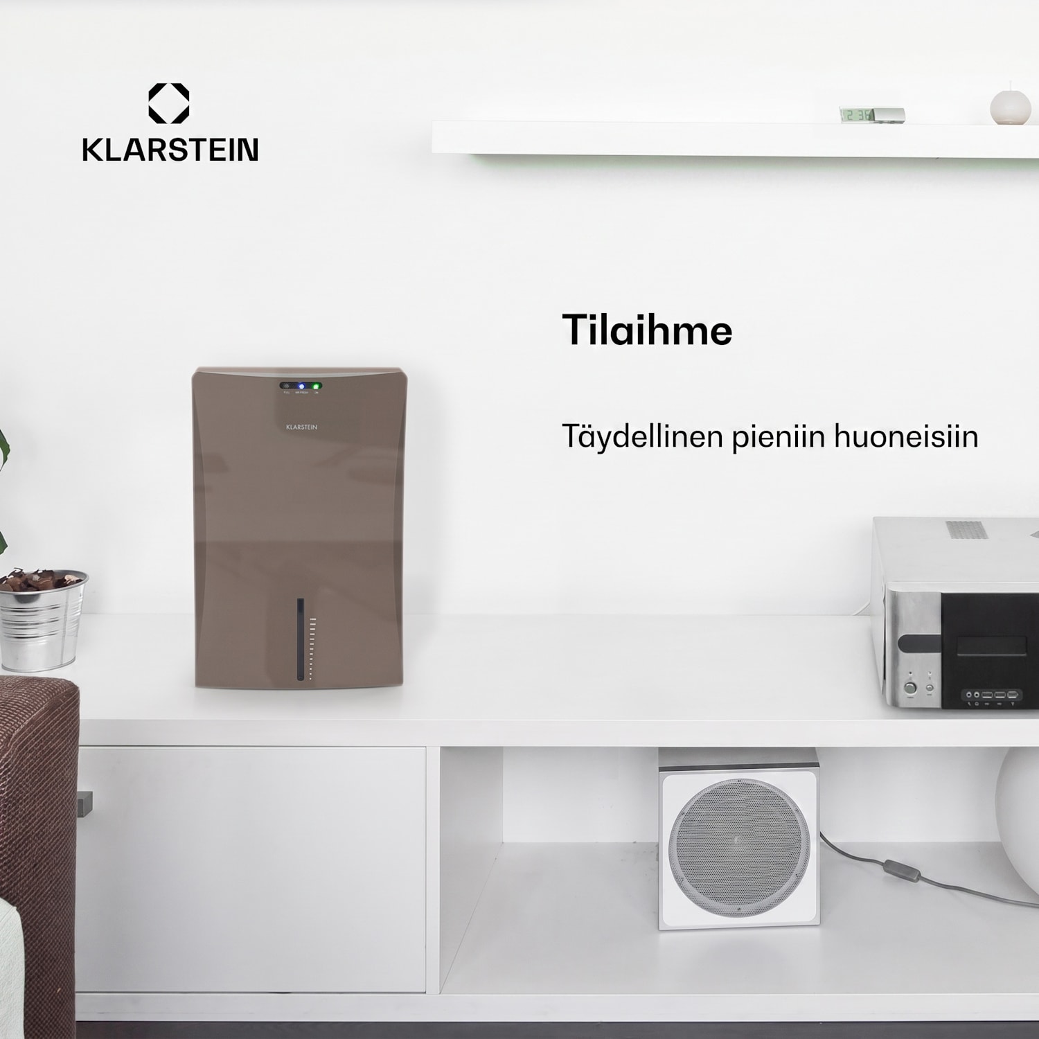 Drybest 2000 2G ilmankuivain ionisaattori 700 ml/d 70 W harmaa Ruskea