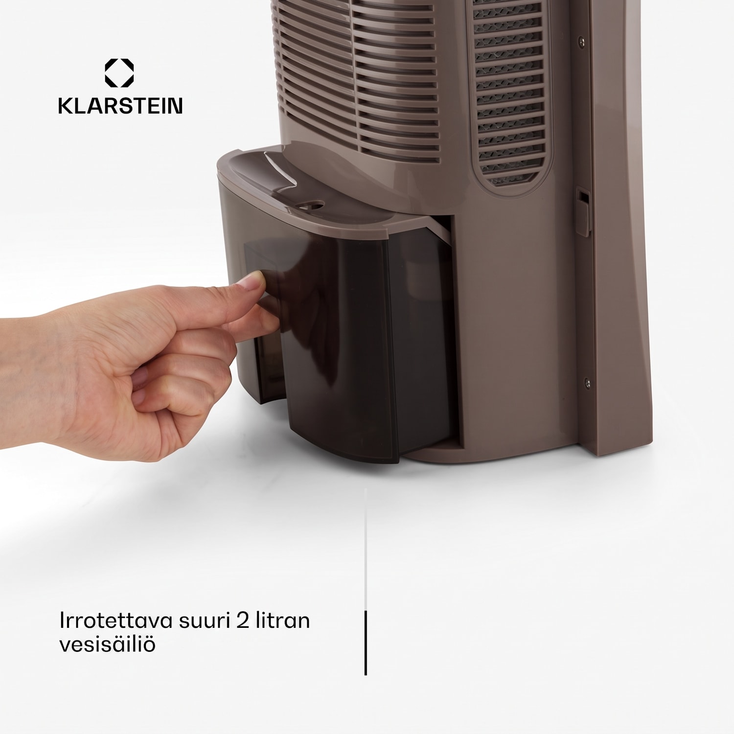 Drybest 2000 2G ilmankuivain ionisaattori 700 ml/d 70 W harmaa Ruskea