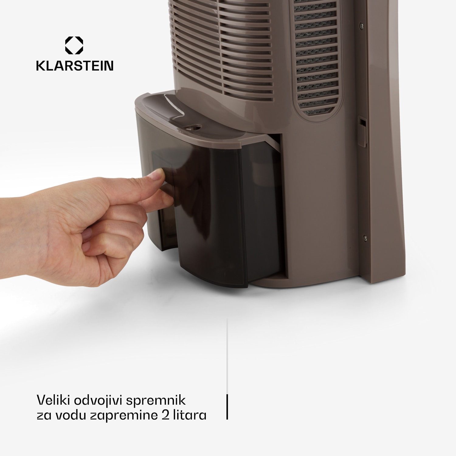 DRYBEST 2000 2G, 700 ML/D, UREĐAJ ZA UKLANJANJE VLAGE ZRAKA, 70W, sivi Smeđa