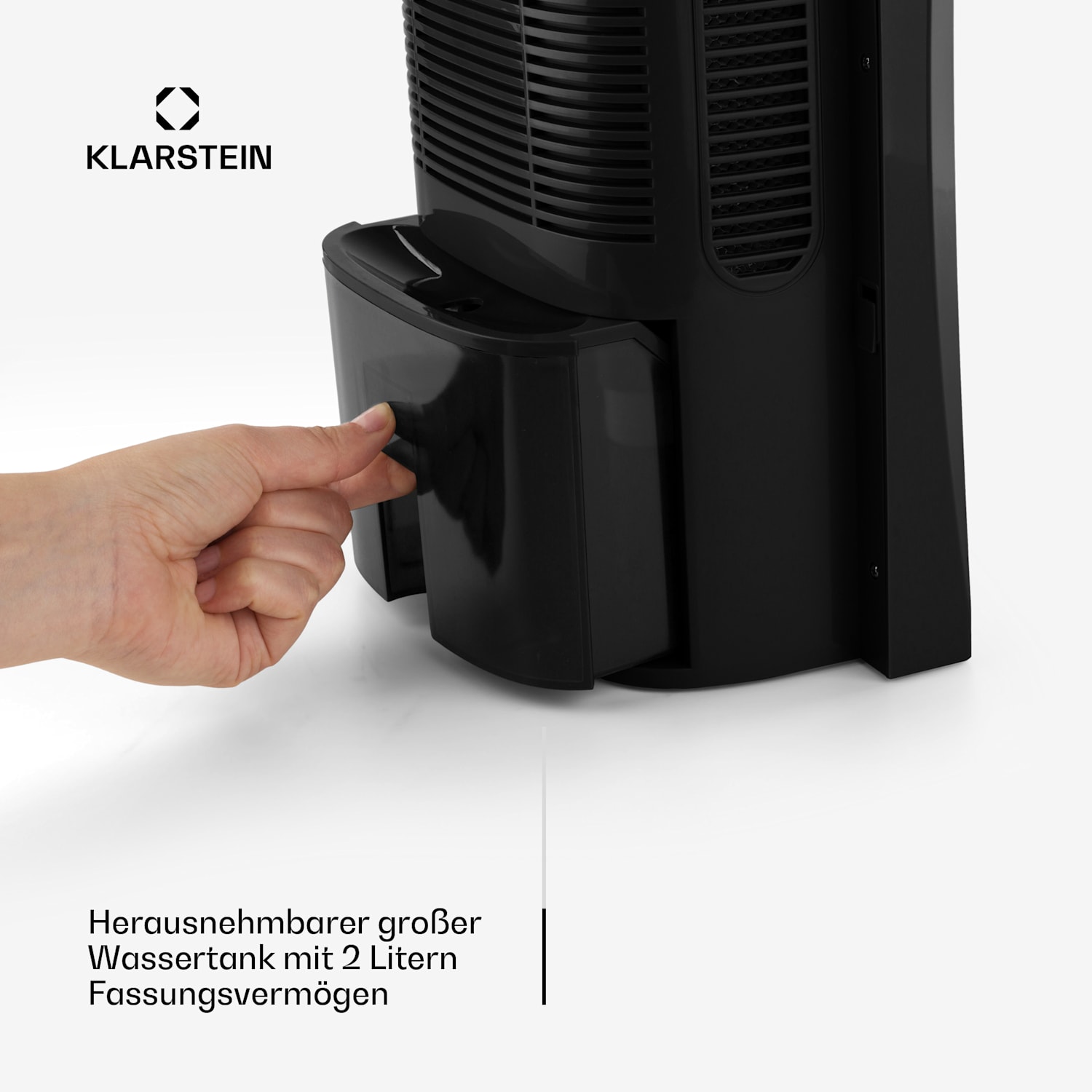 Drybest 2000 2G Luftentfeuchter Ionisator 700 ml/d 70 W schwarz 