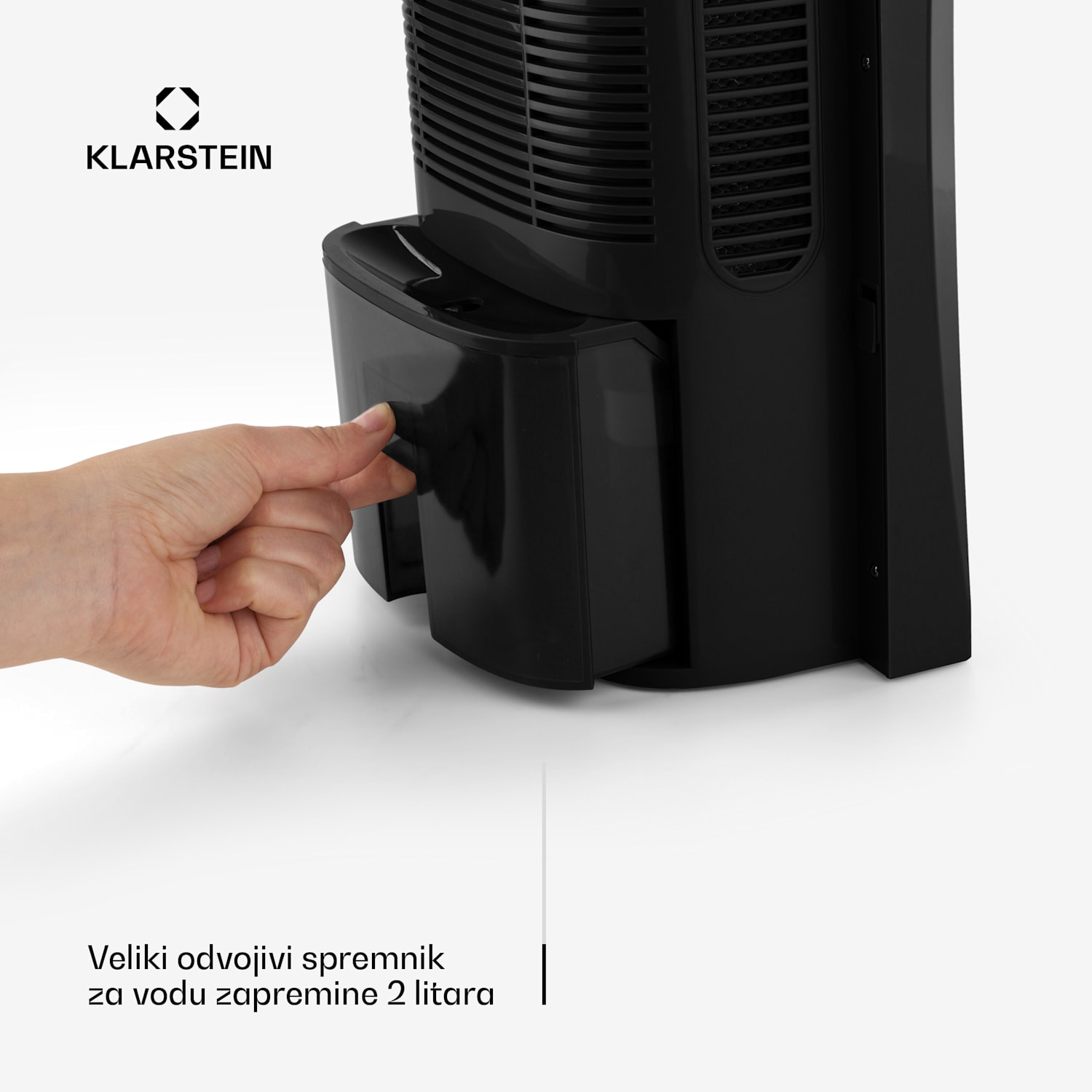 DRYBEST 2000 2G, 700 ML/D, UREĐAJ ZA UKLANJANJE VLAGE ZRAKA, 70W, crni Crna