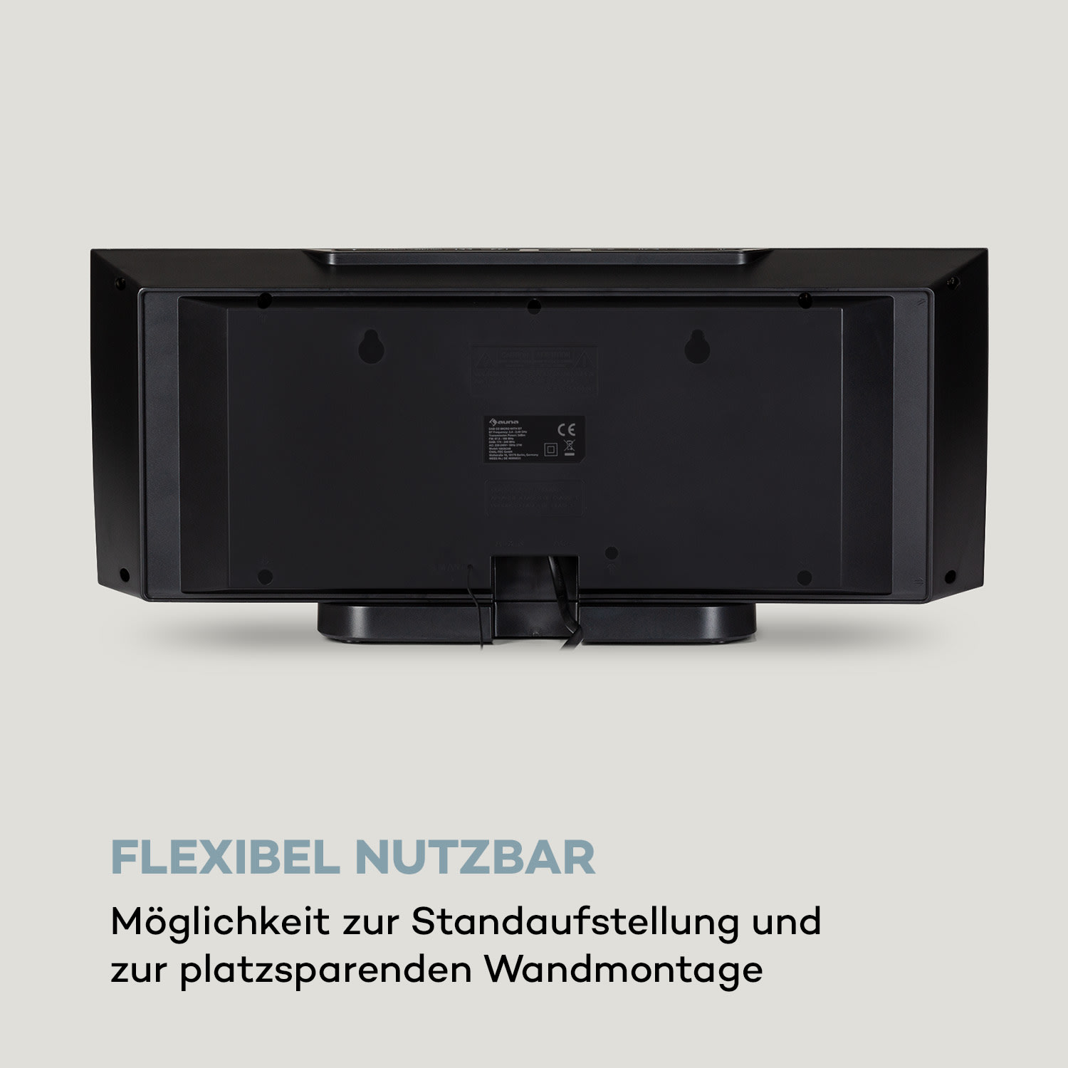 V-20 DAB Vertikal-Stereoanlage BT NFC CD MP3 USB DAB+ & UKW-Tuner