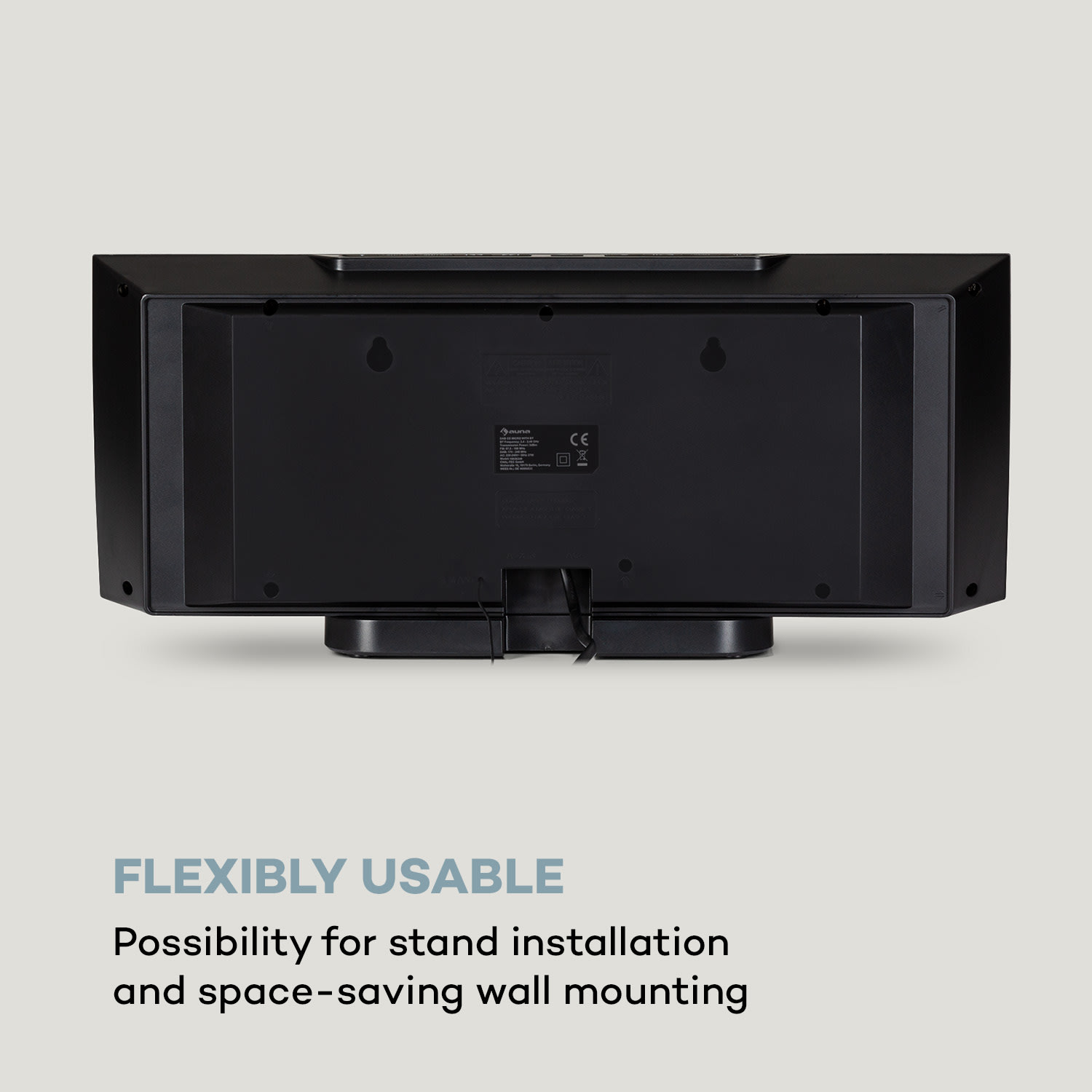 V-20 DAB, wieża stereo, Bluetooth, NFC, CD/USB, MP3, DAB+/FM
