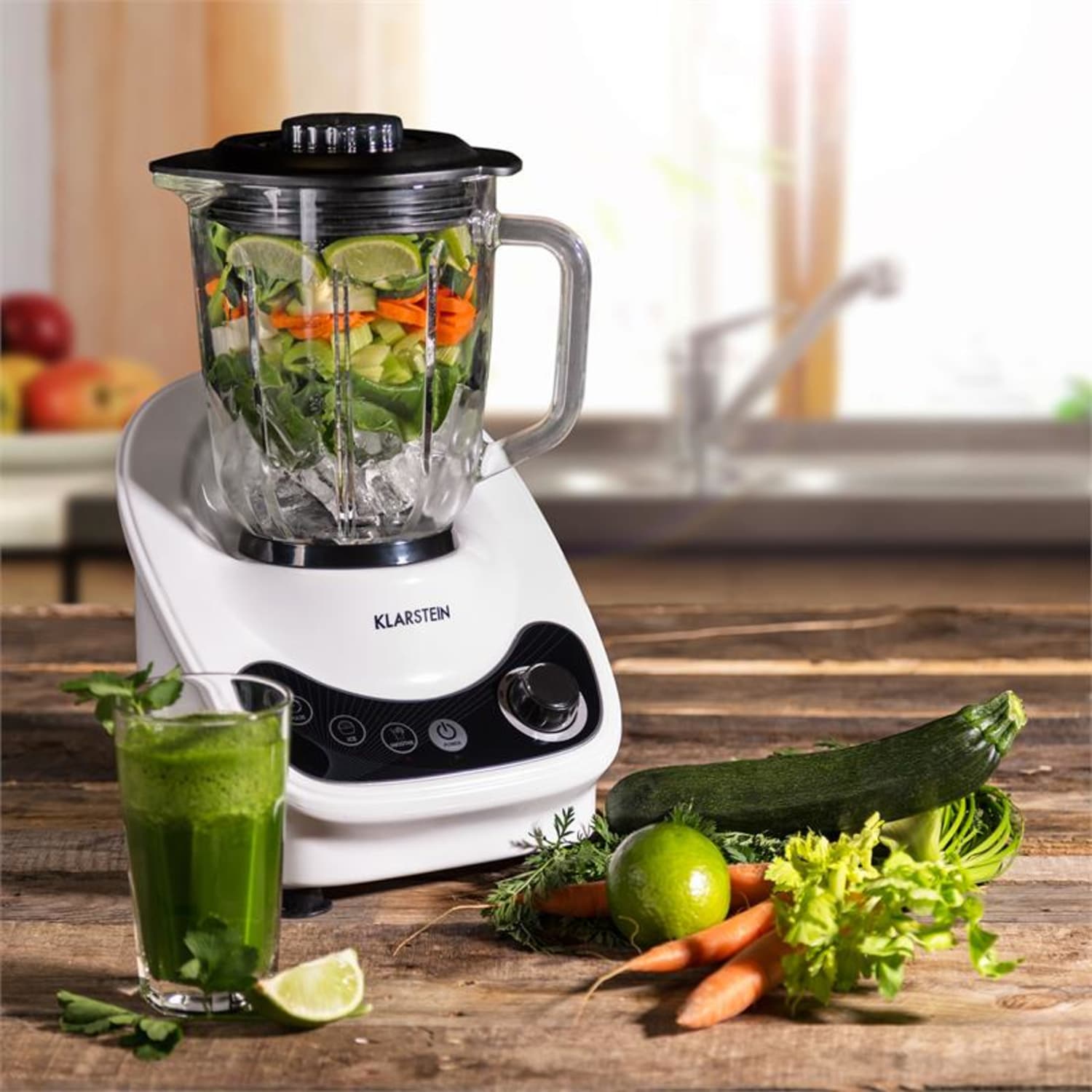 Klarstein Mambo 5, asztali turmixgép, 800 W, 1,5 l, üvegkancsó, 3 program 