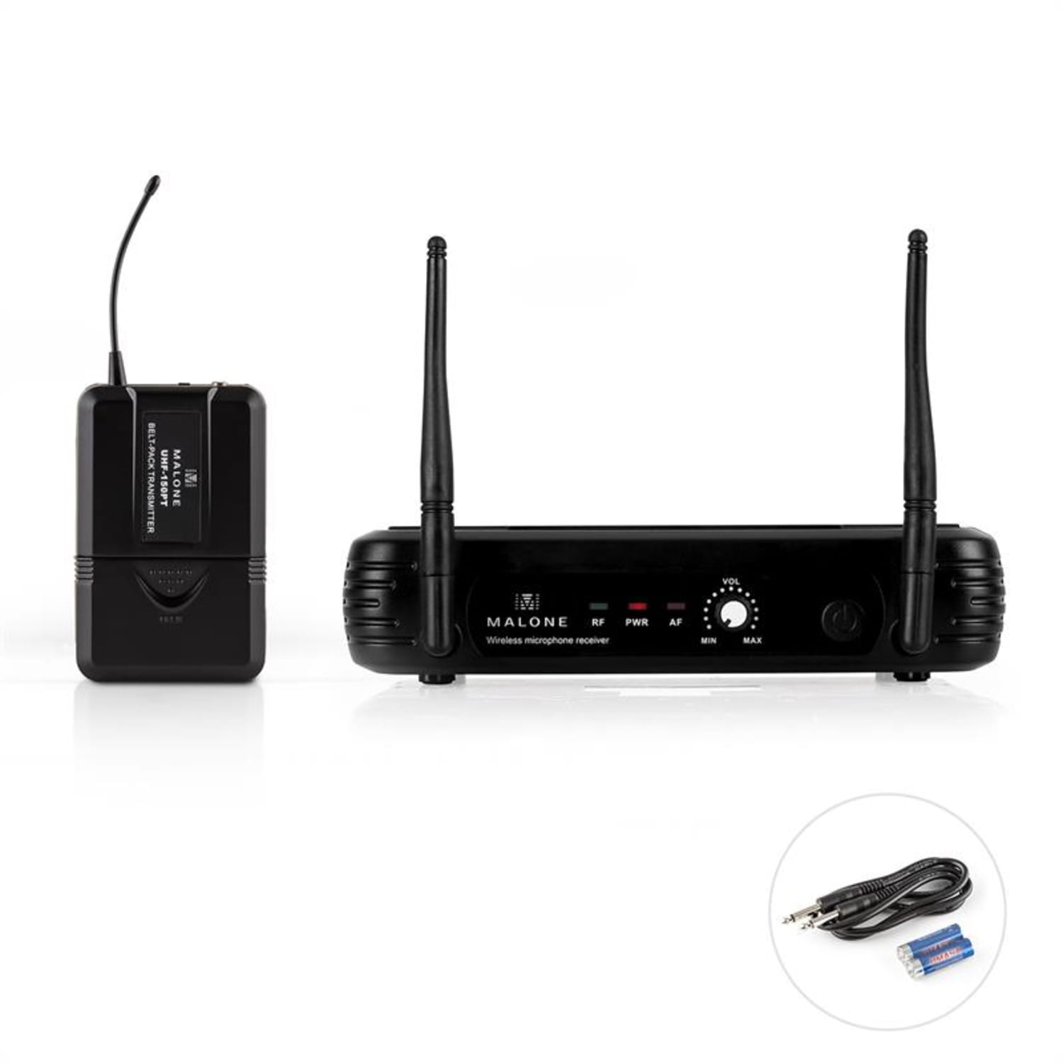 UHF-150-Solo2 1-kanaals draadloze UHF headset incl. microfoon 