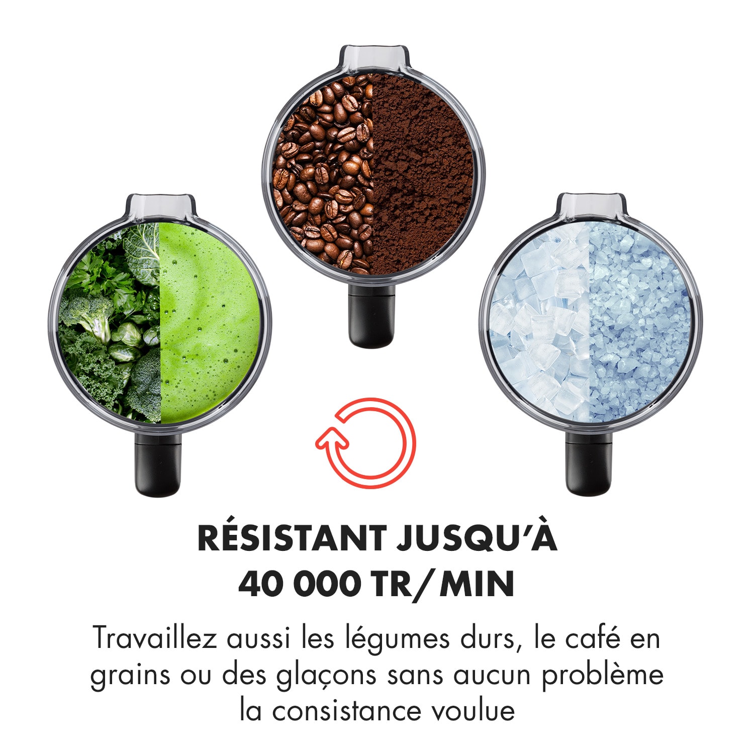 Herakles 3G-V2 Mixeur sur pied soupmaker 2L 200W moteur 2,7 CV sans BPA -noir 