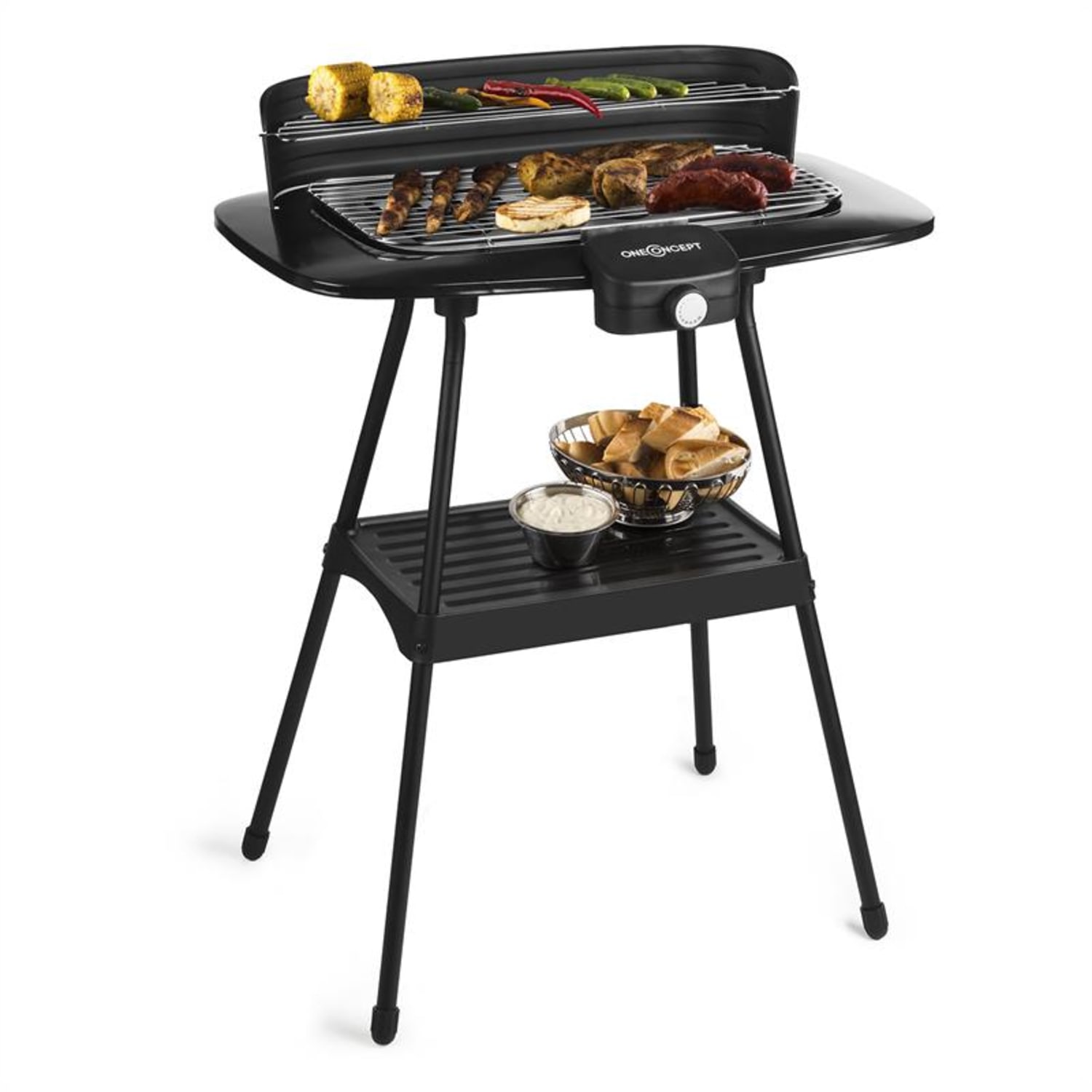 SATASBRATEN XXL, 2200 W, Električni roštilj, stajaći roštilj, stolni GRILL 