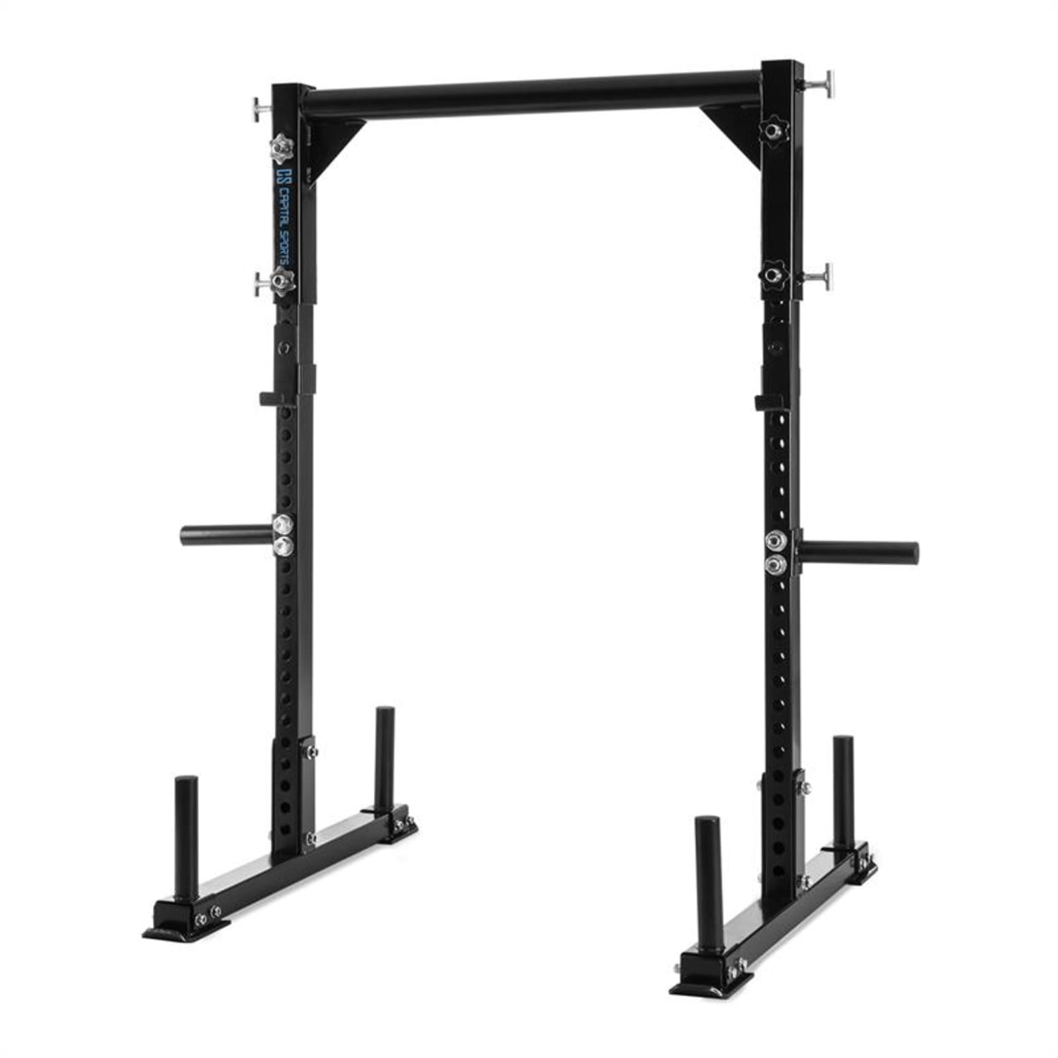 Yoketar Yoke erősítő állvány, 50 mm-es tüskék súlyokra, 2 x J-cup, acél, fekete 