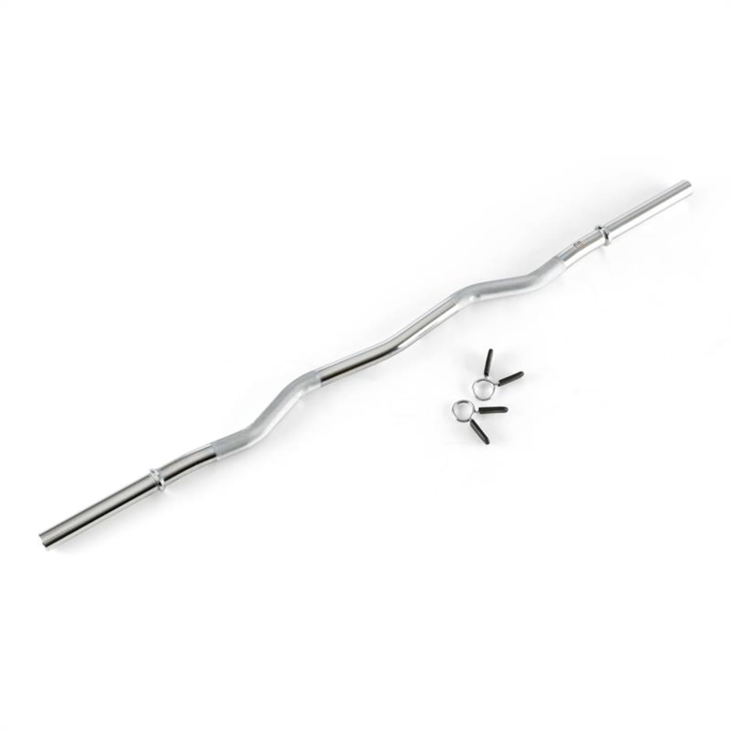 Accretor 120 CB Curl Bar 120cm / 30mm / max. 180 kg de oțel cromat Argintiu