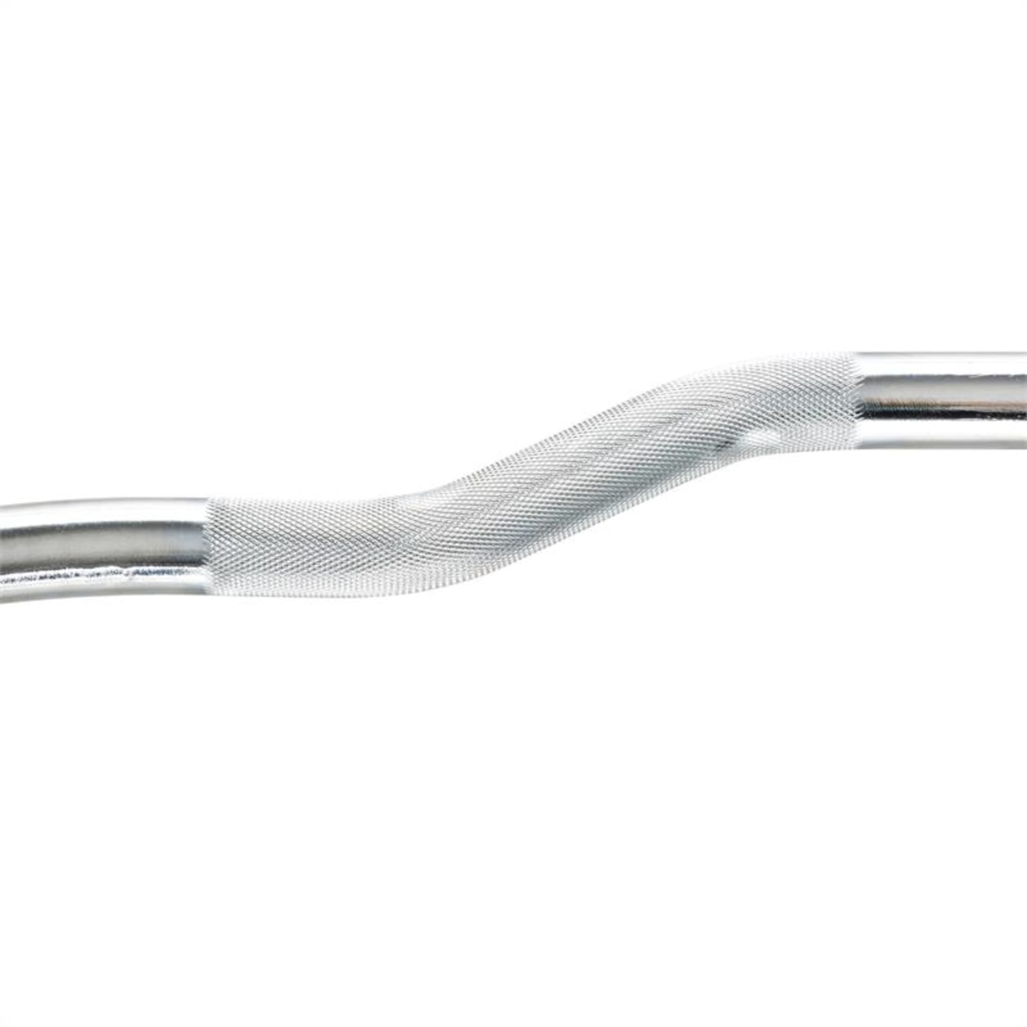 Accretor 120 CB Curl Bar 120cm / 30mm / max. 180 kg de oțel cromat Argintiu