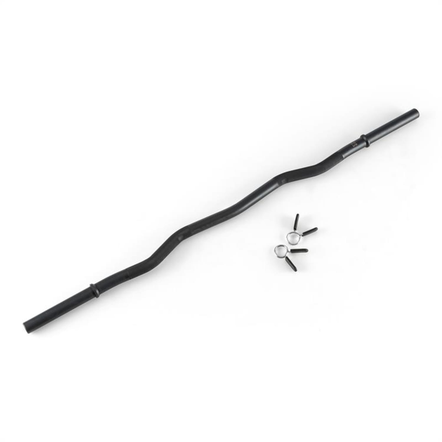 Accretor 120 CB Curl Bar 120cm / 30mm / max. 180 kg de oțel negru Negru