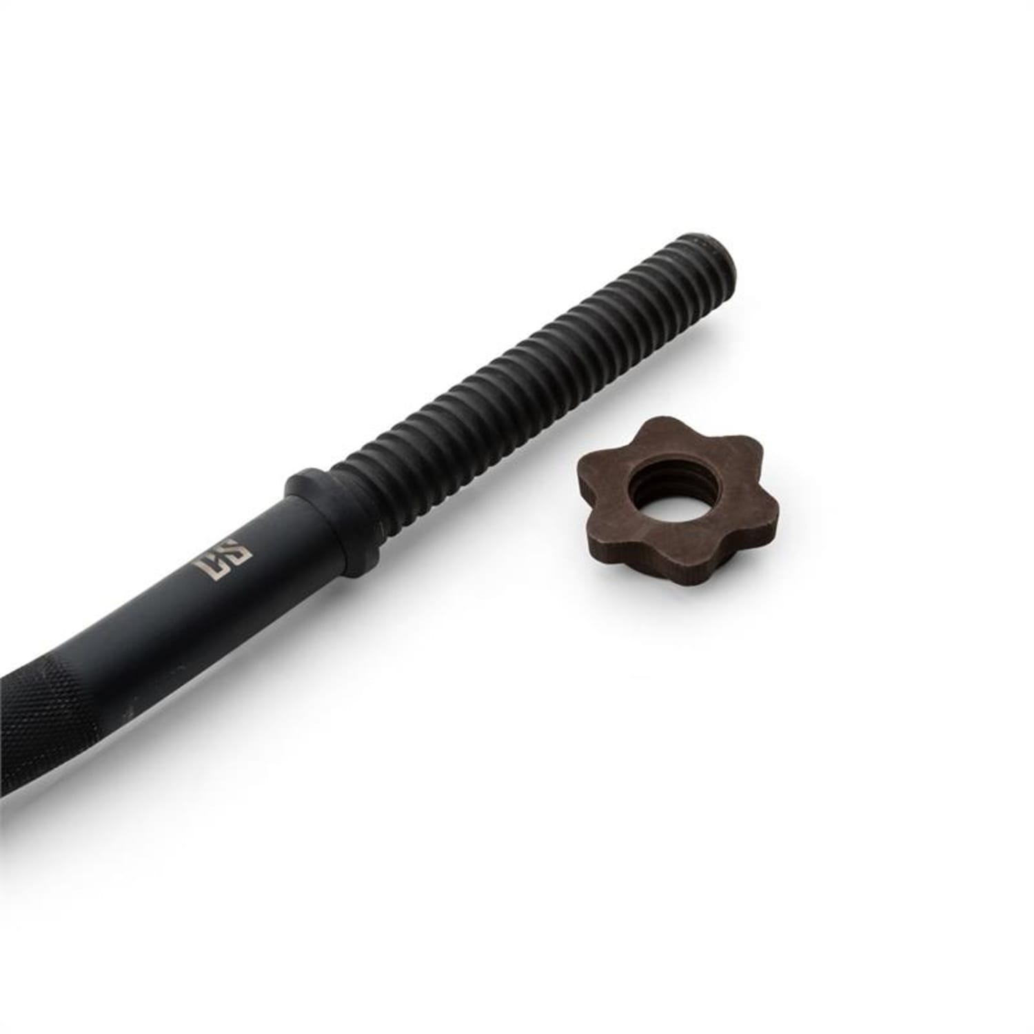Accretor 120 SC Supercurl Bar axă unghiulară barbell, 120cm / 30mm / max.180 kg, oțel, negru Negru