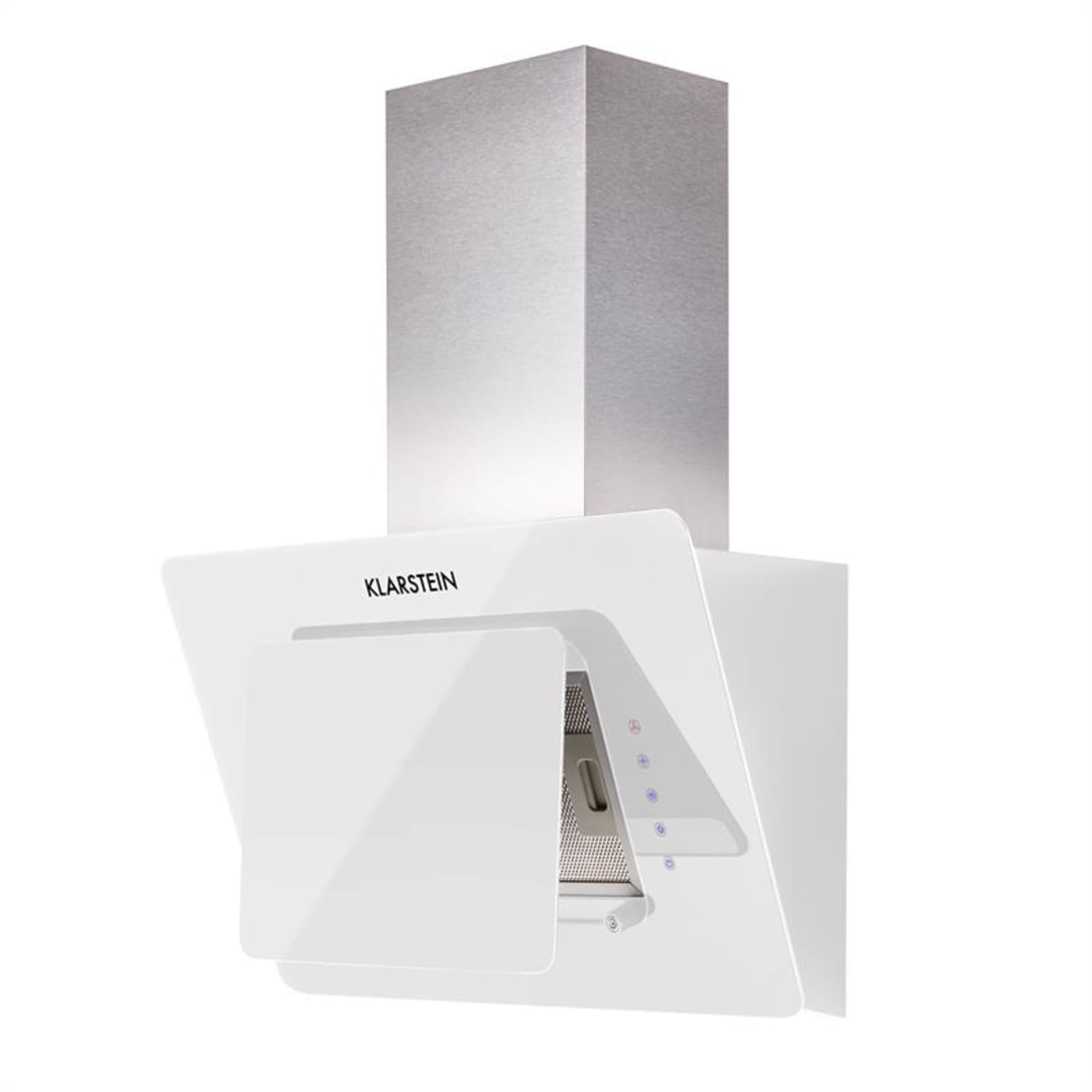Lorea cap extractor gratuit 60 cm 290 m³ / h sticlă Touch alb 60 | Alb