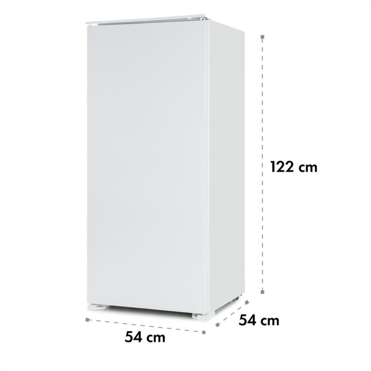 Coolzone 186 lodówko-zamrażarka do zabudowyA+ 171|15l zabudowa 56x126x56 186 Ltr | Biały