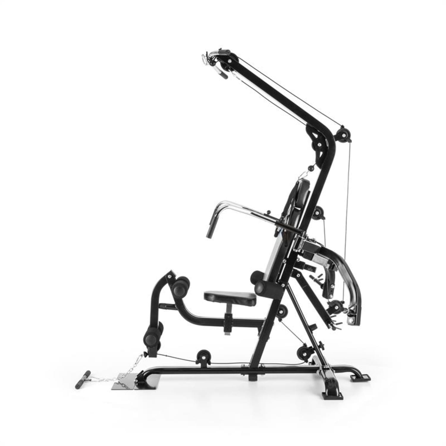 Exploitar házi edzőállomás, home-gym, csiga, evezés, emelések, butterfly