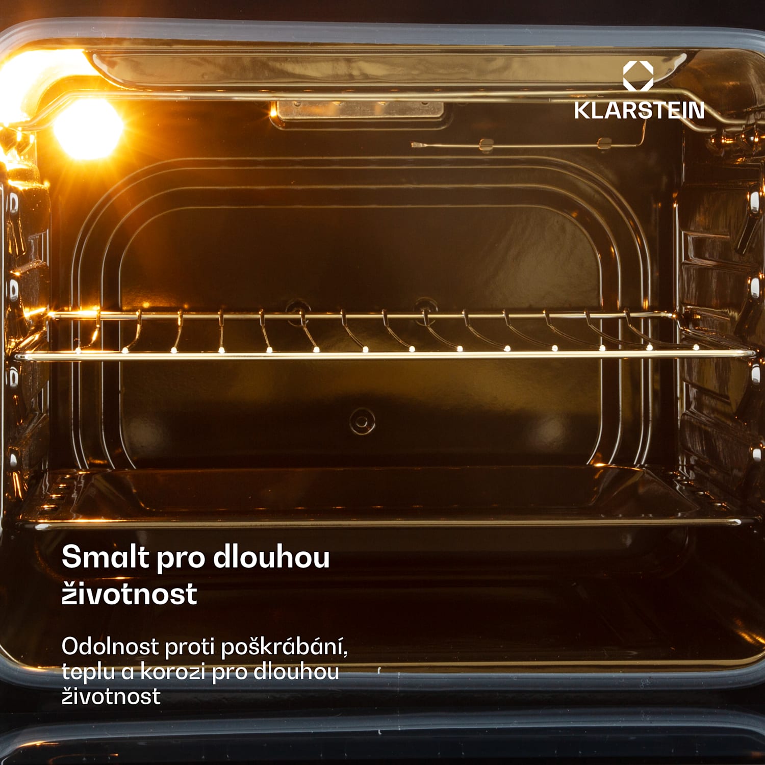 Vilhelmine, vestavná trouba, 55 l, energetická třída A, černá Černá