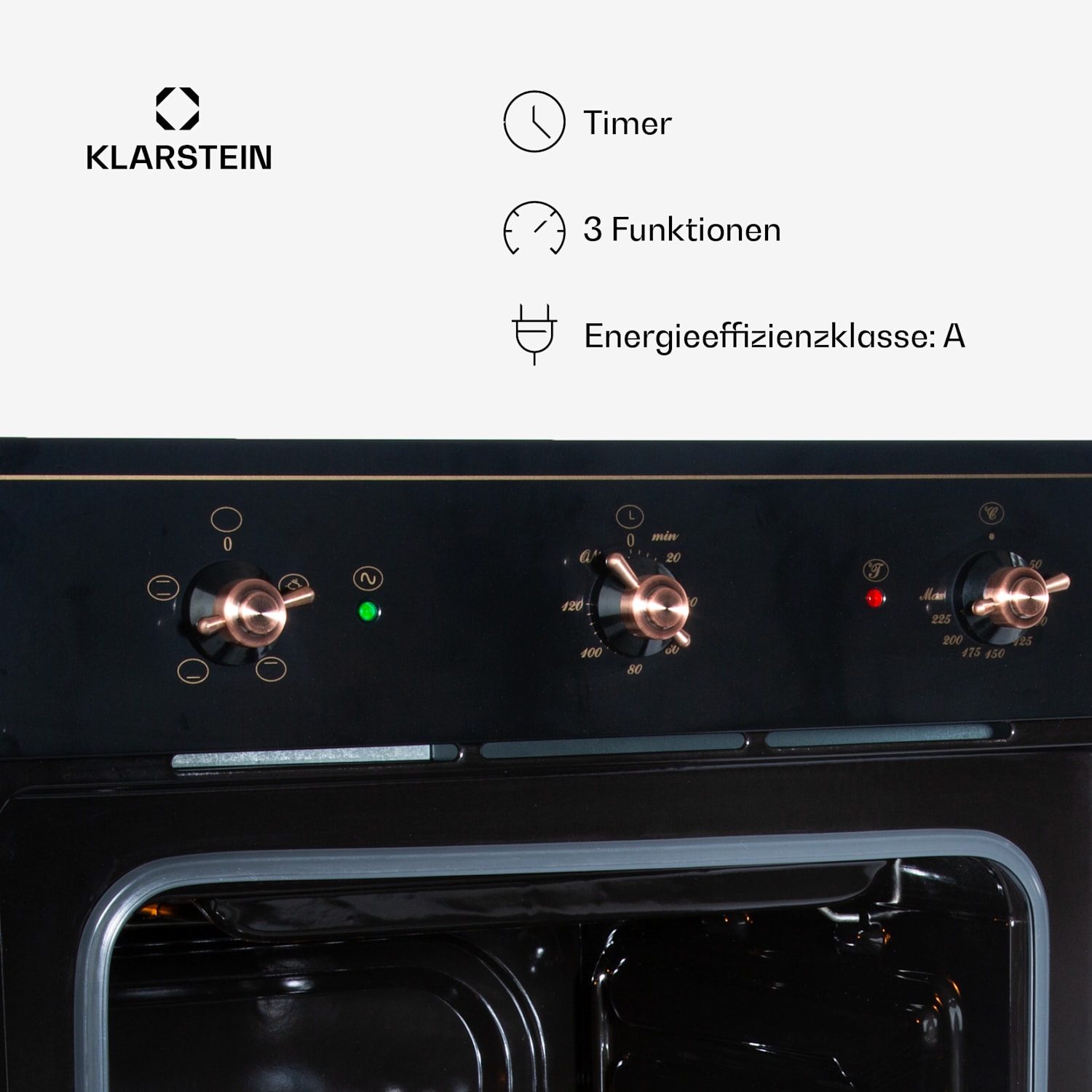 Vilhelmine Forno 55 l Incasso Classe Efficienza Energetica A Nero Nero