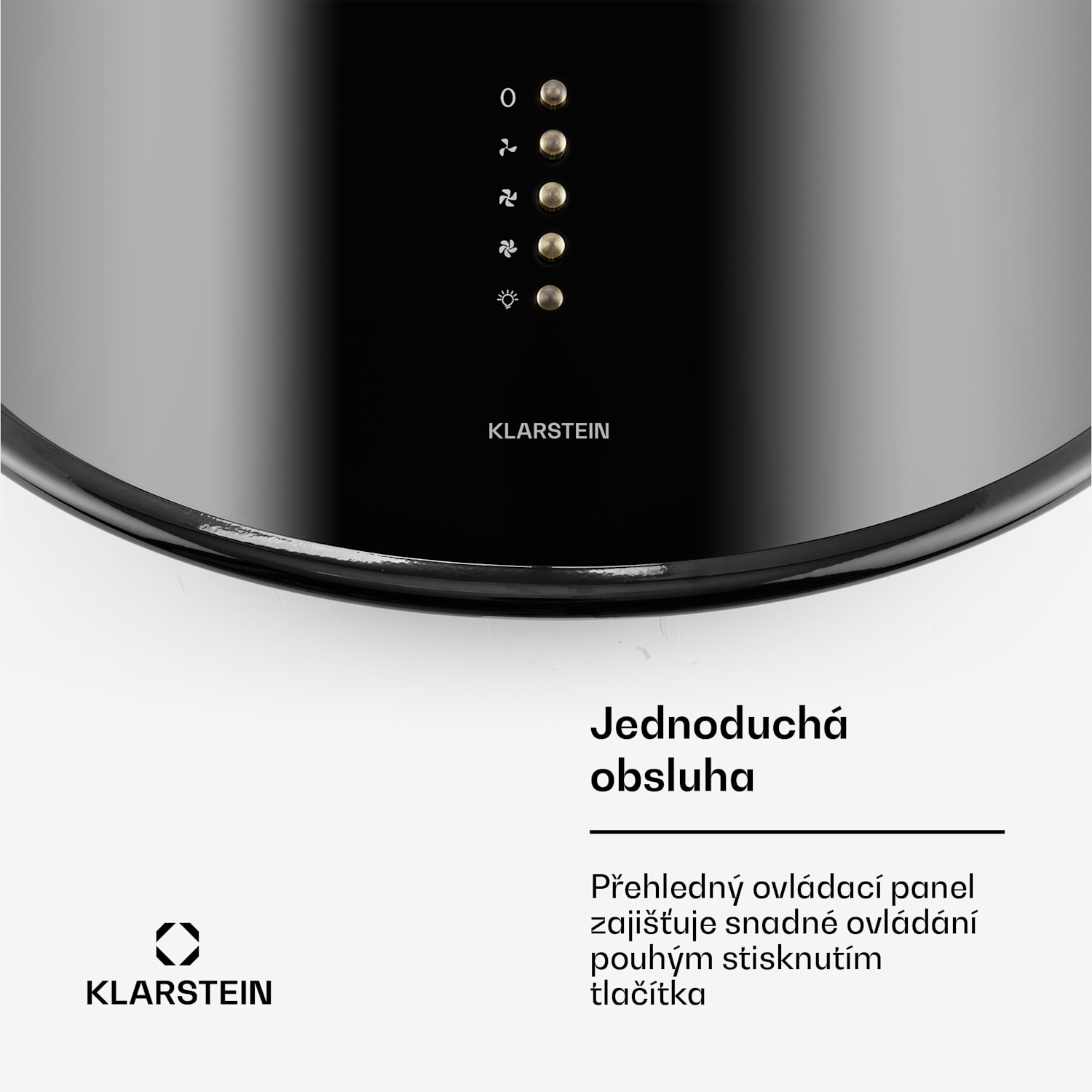 Lumio Neo, digestoř, 60 cm, komínová, 610 m³/h, retro design, nerezová ocel, černá Černá