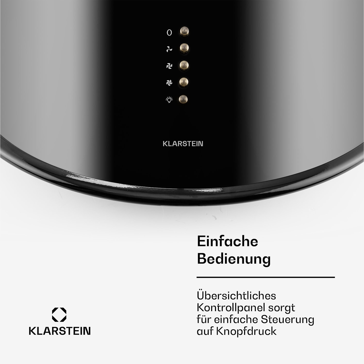 Lumio Neo Retro-Dunstabzugshaube 60cm 610m³/h A Edelstahl schwarz Schwarz