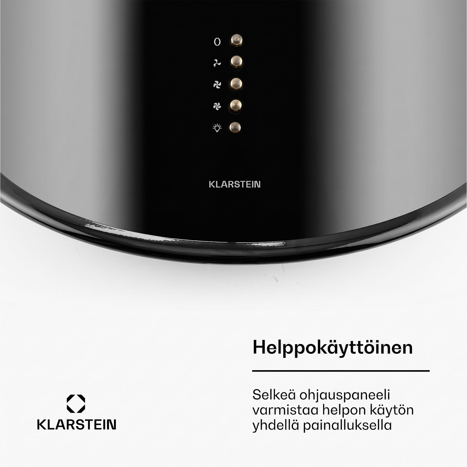 Lumio Neo retro-liesituuletin 60 cm 615 m³/h ruostumatonta terästä musta 600 m³/h | Musta