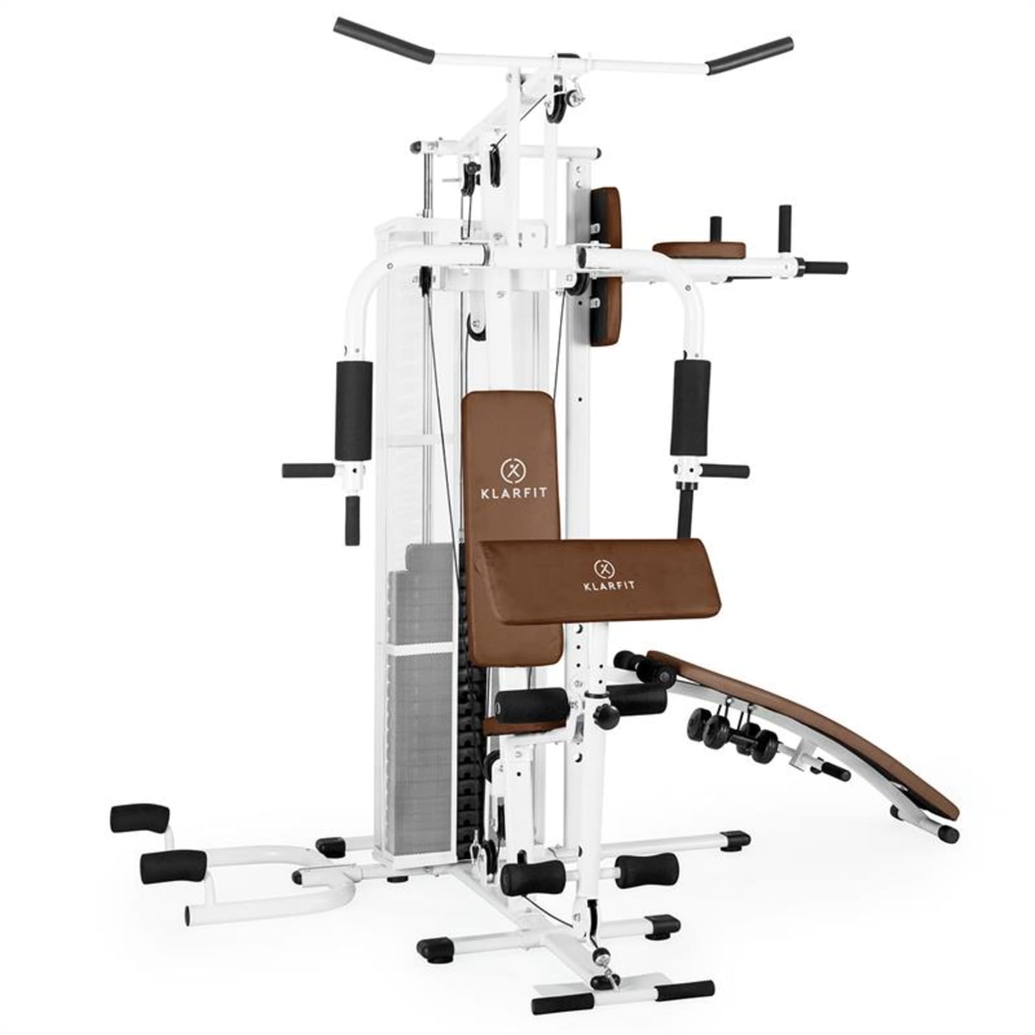 Ultimate Gym 5000, multifunkciós fitnesz állomás, fehér Fehér