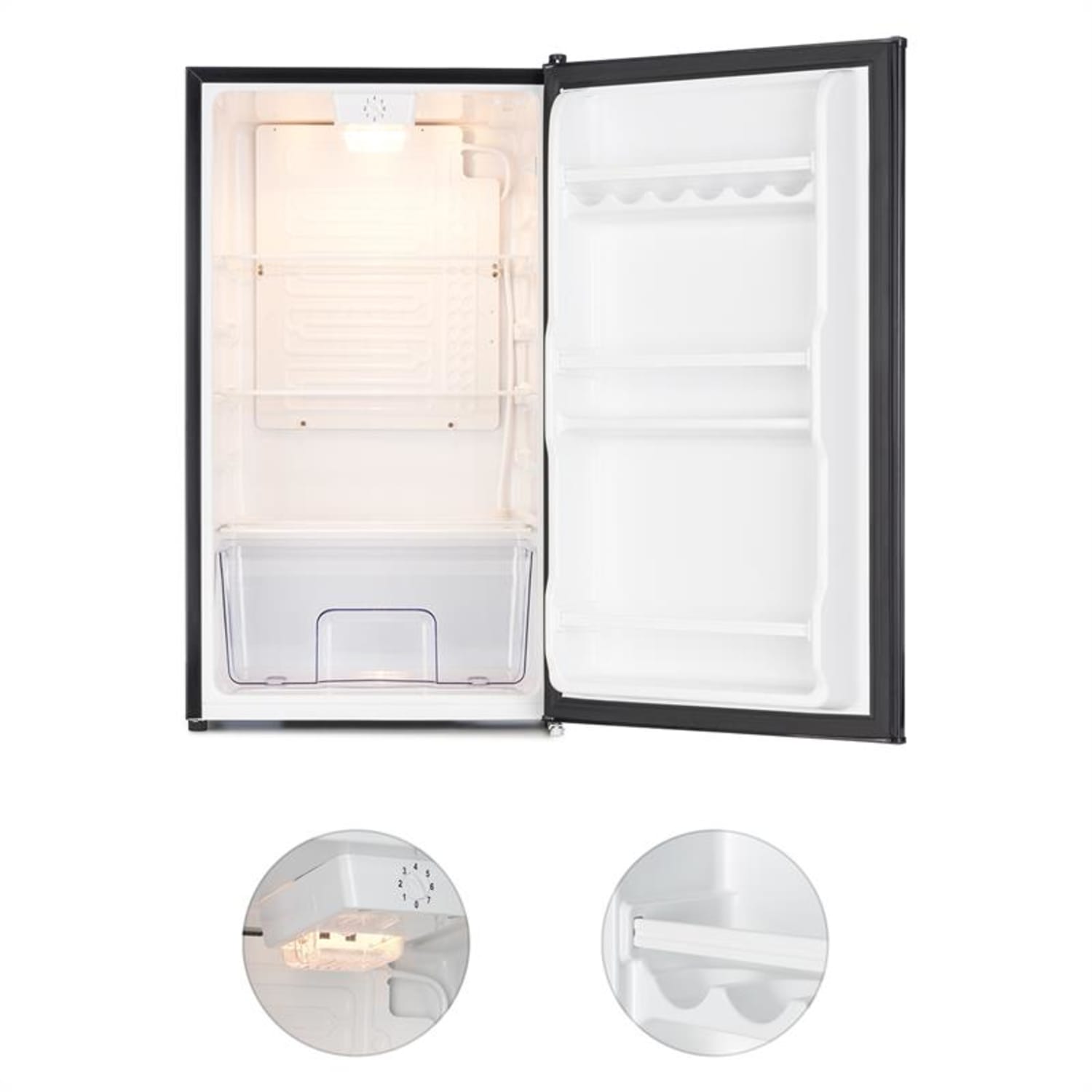 Beerkeeper koelkast 92 liter 7 standen thermostaat 60 watt Zwart
