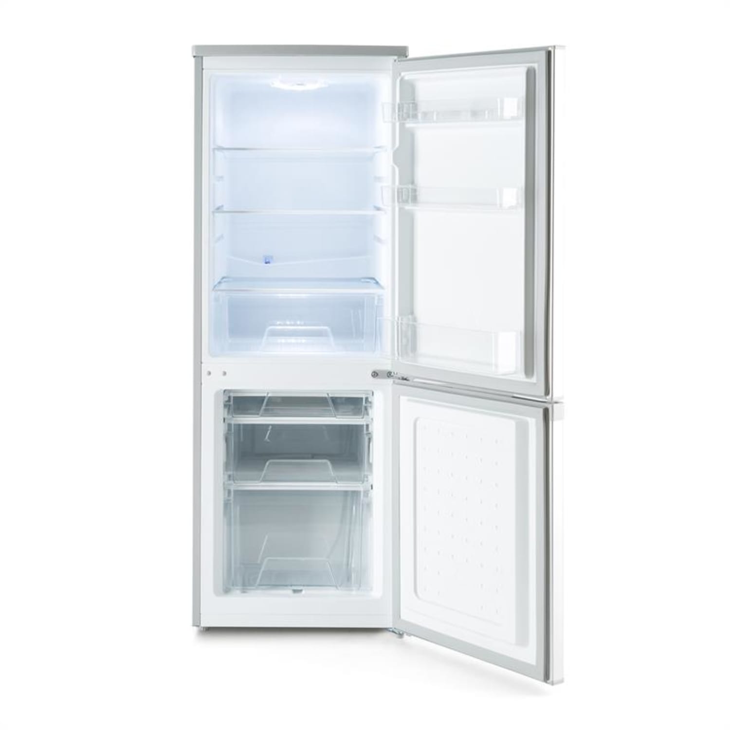 Bigpack Frigorífico c/Congelador 160 Litros Categoria de Eficiência energética A ++ Prateado