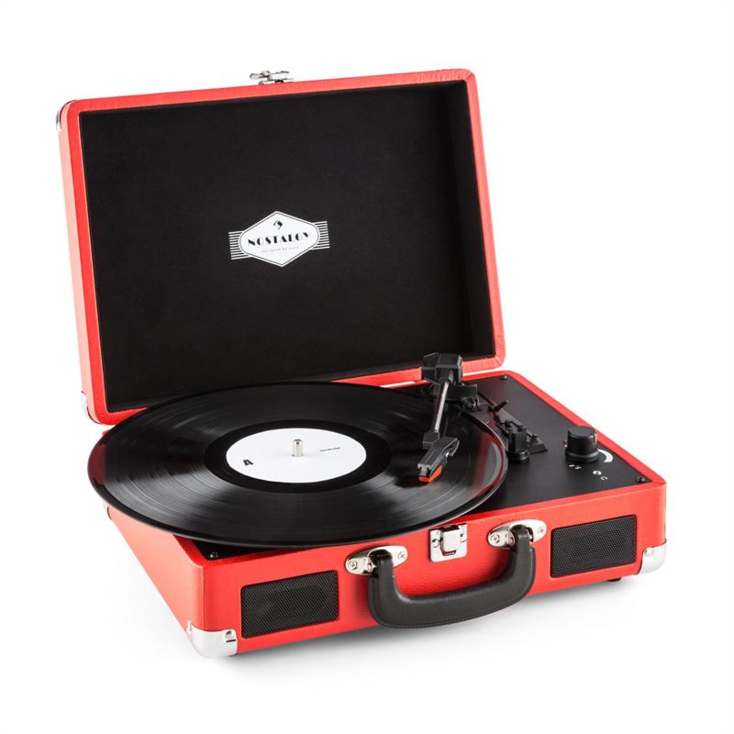 Peggy Sue Gramofon retro Płyty winylowe LP USB Line Out czerwony Czerwony