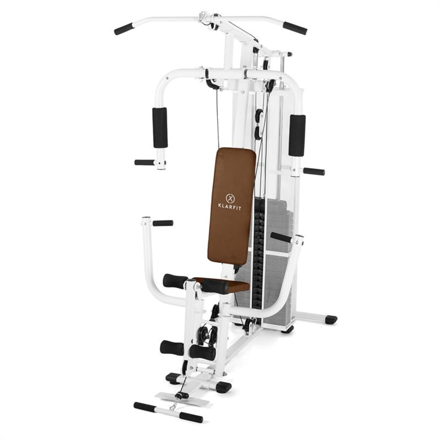 Ultimate Gym 3000, multifunkční posilovací stanice, bílá Bílá