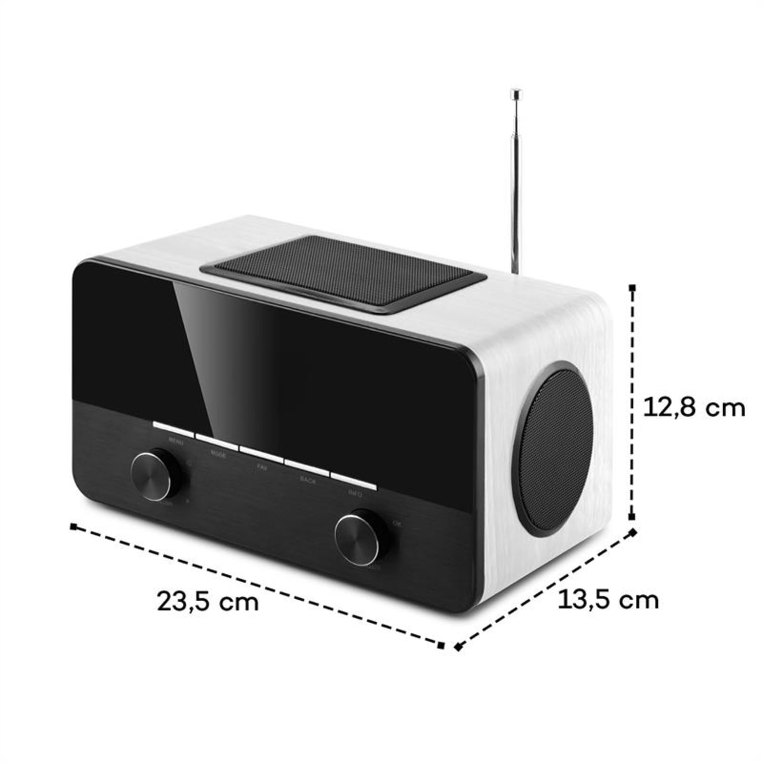 CONNECT 150 WH 2.1 INTERNETRADIO MEDIAPLAYER WIFI LAN USB DAB+ FM RDS AUX Bela