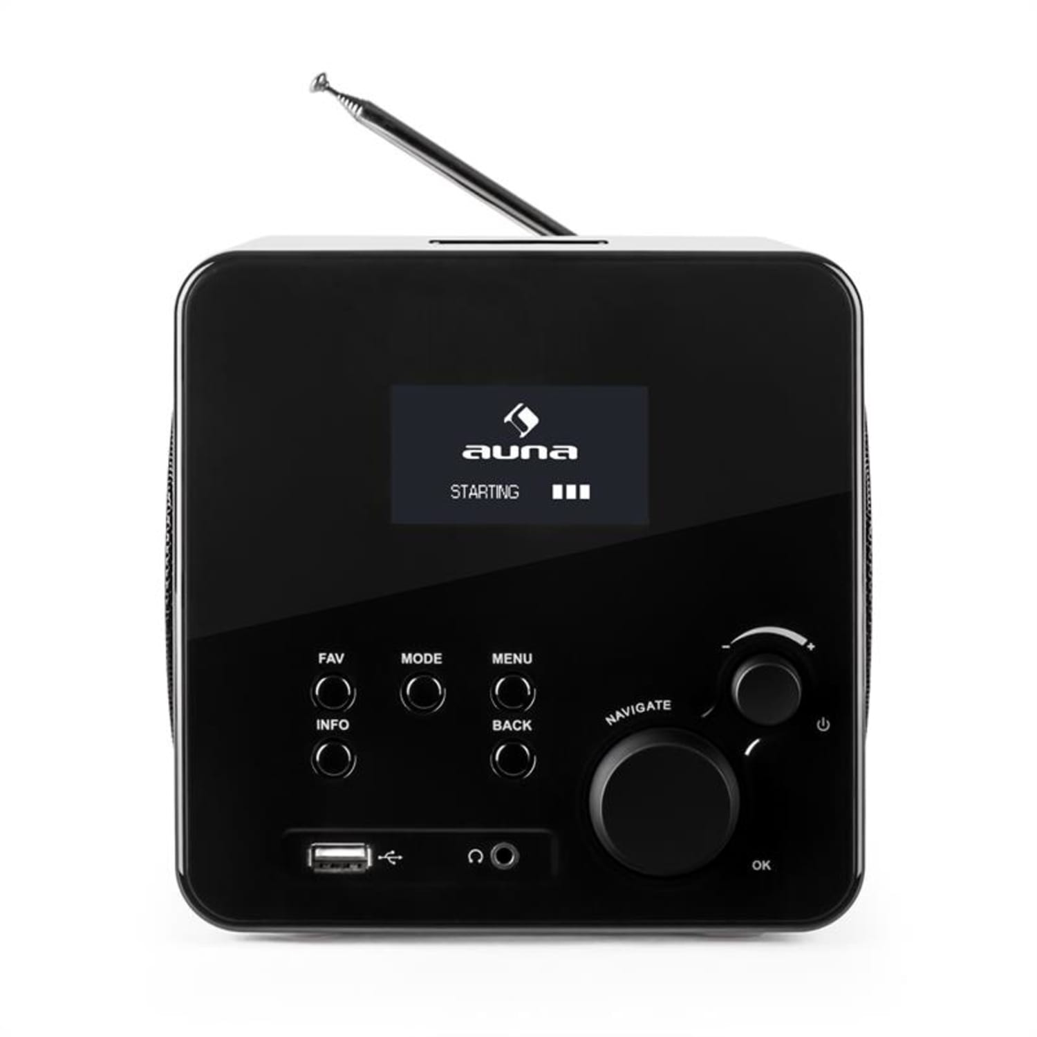 Radio Gaga Internet Radio WLAN / LAN DAB / DAB + FM USB AUX White 