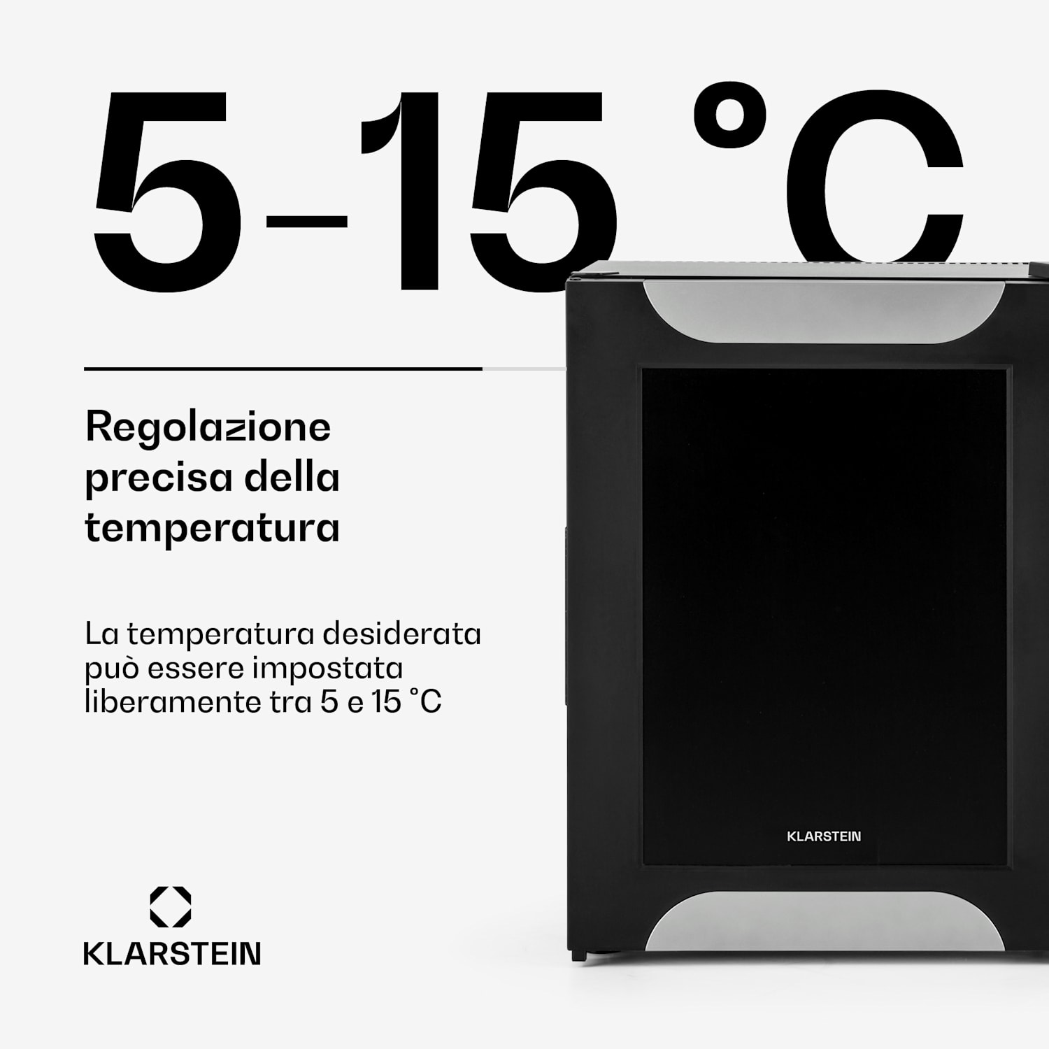 Happy Hour 33 Minibar 33l 5 - 15 °C EEK G 25dB luce LED 33 Ltr | F | Nero