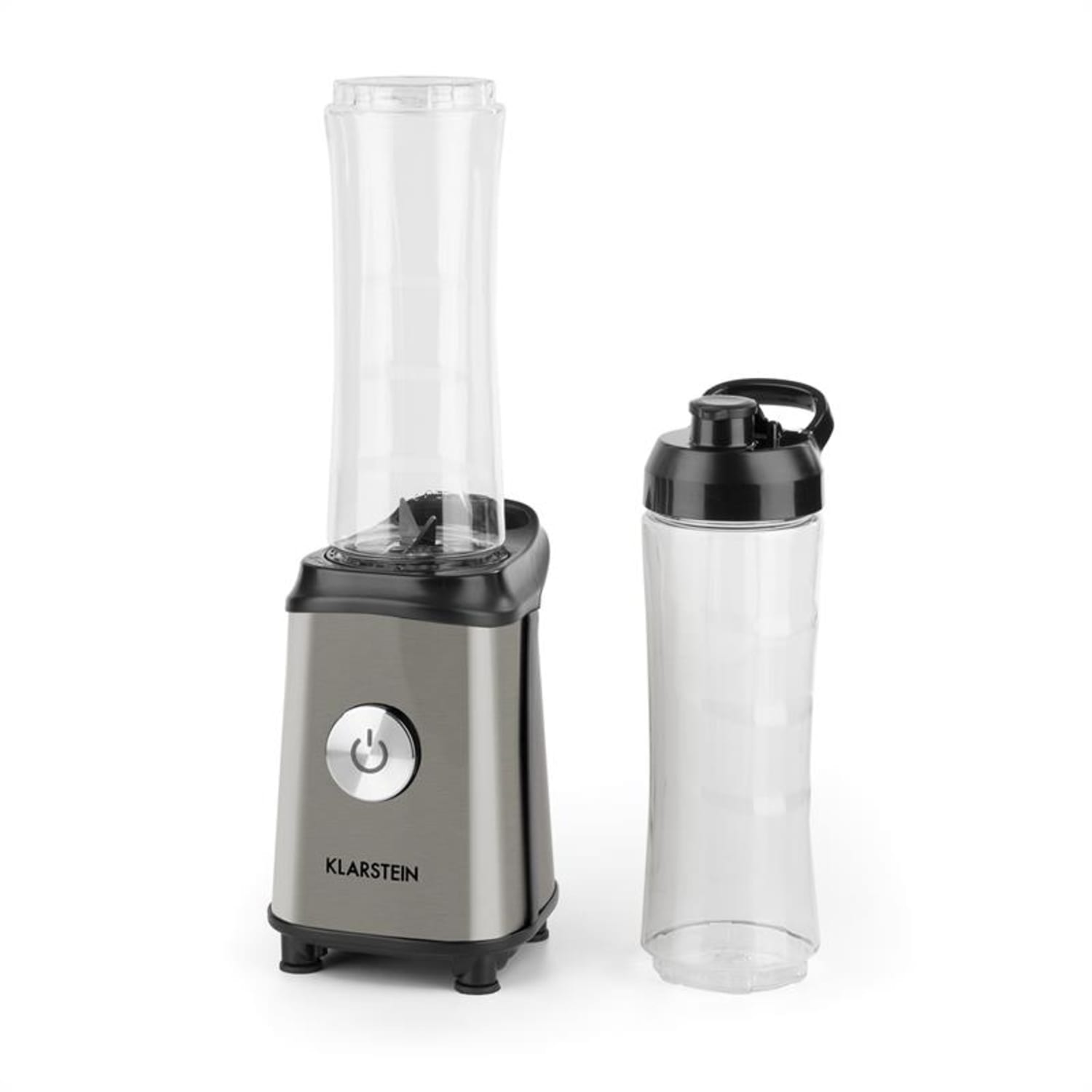Tuttifrutti, kovový, mini mixér, 350 W, 600 ml, křížové čepele, bez BPA Stříbrná