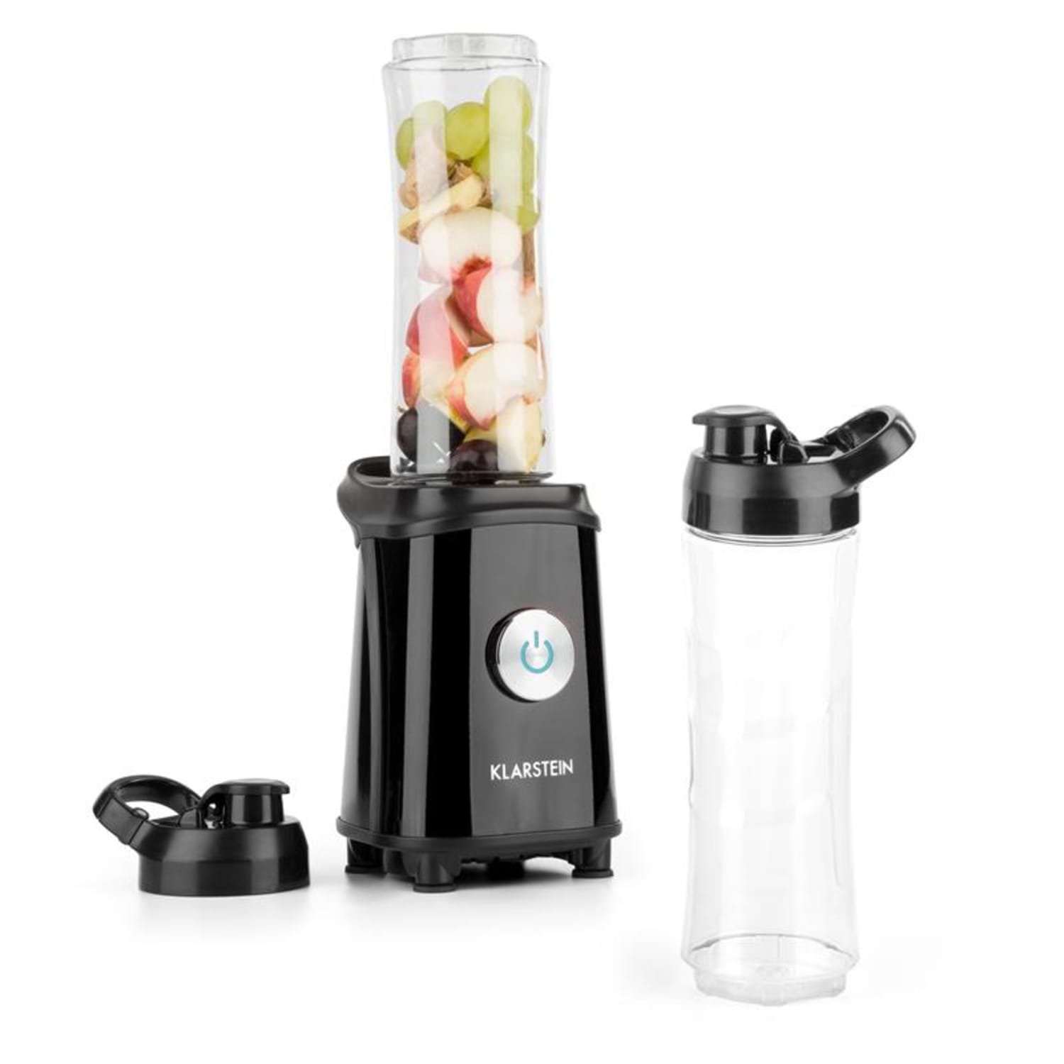 Tuttifrutti, černý, mini mixér, 350 W, 800 ml, křížové čepele, bez BPA Černá