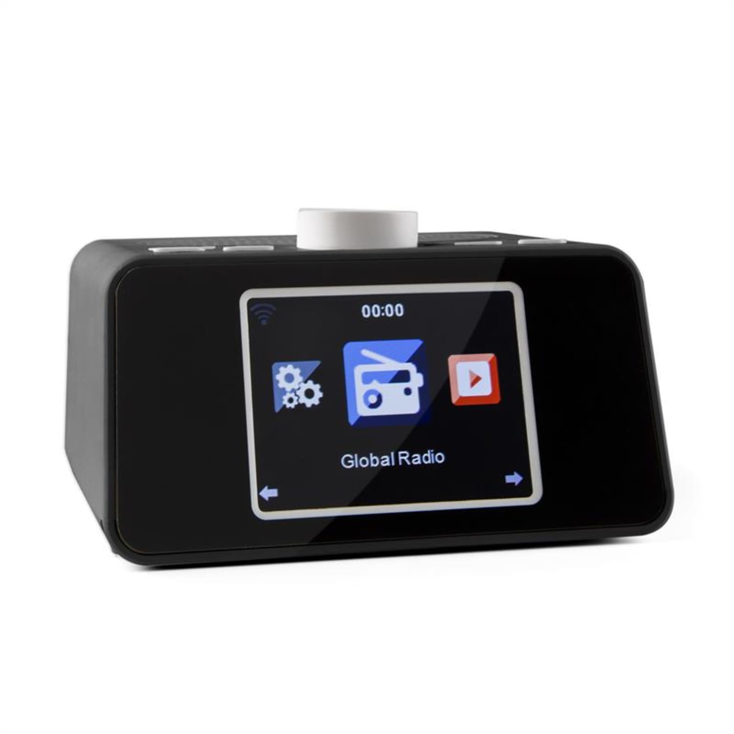 i-snooze radio de internet WLAN USB AUX 3,2 " TFT display a color negra 