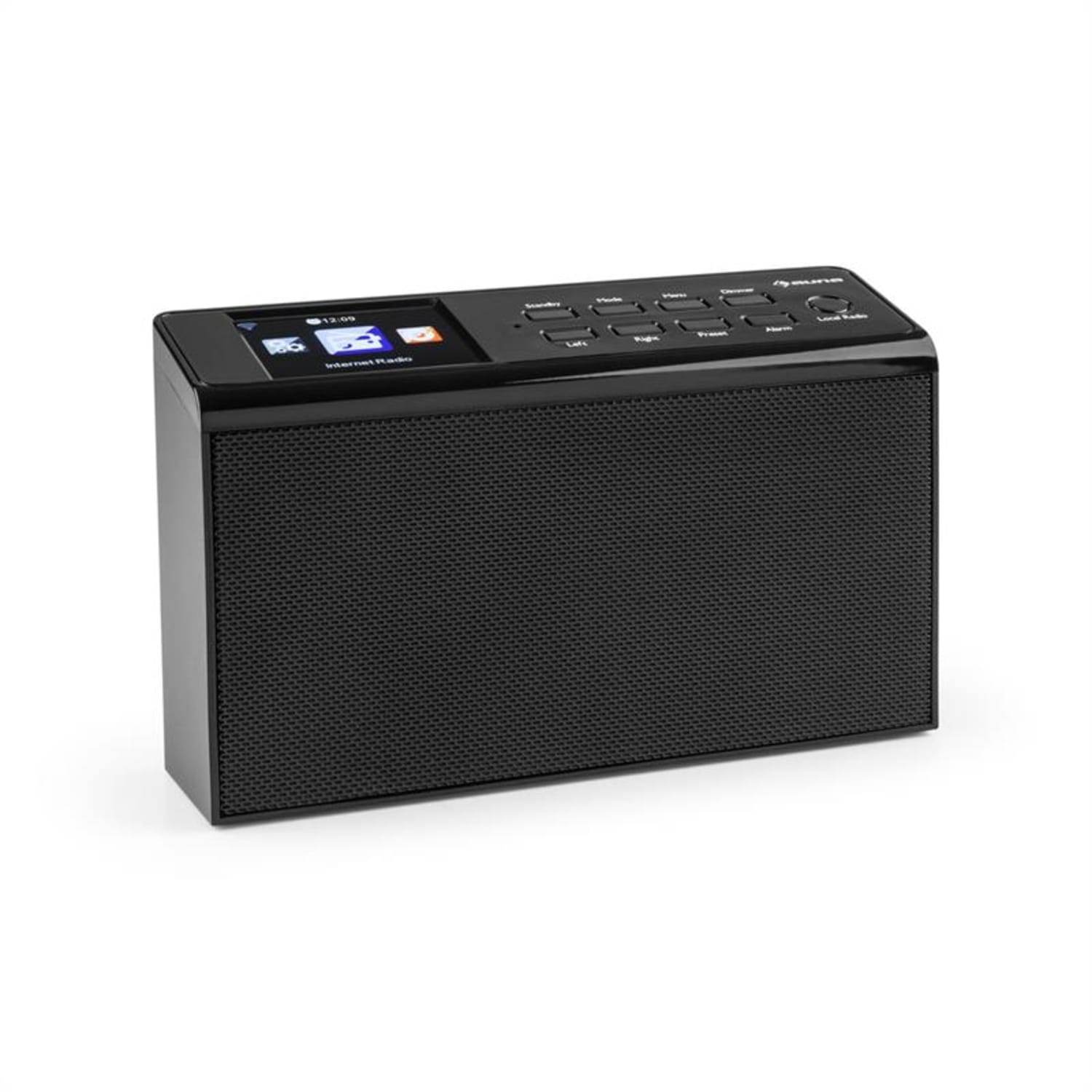 KR-190 Radio de cocina con WiFi/Internet, app de control, monitor LCD-TFT de 3,2", en negro Negro