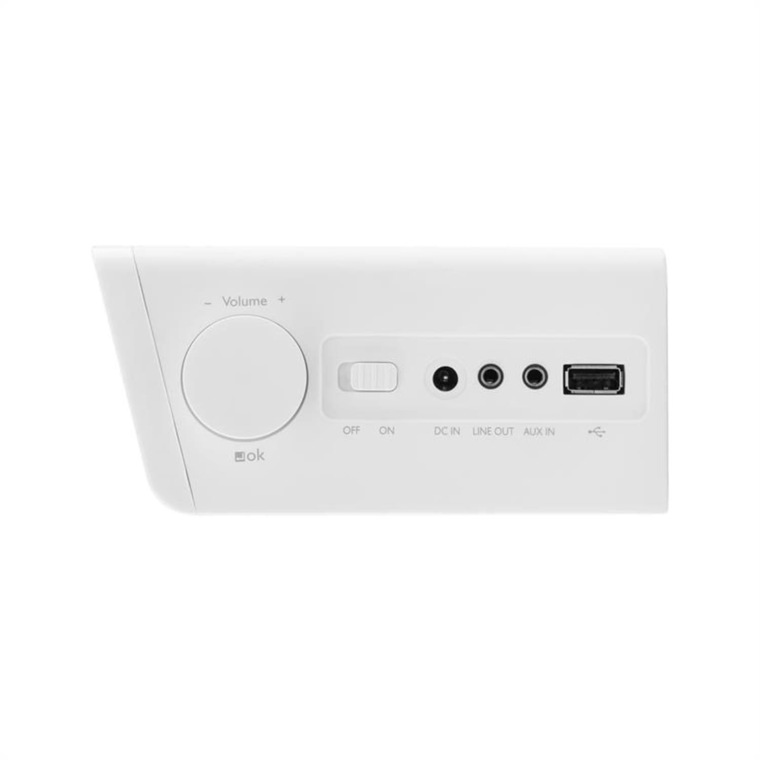 KR-190 Radio de cocina con WiFi/Internet, app de control, monitor LCD-TFT de 3,2", en blanco Blanco