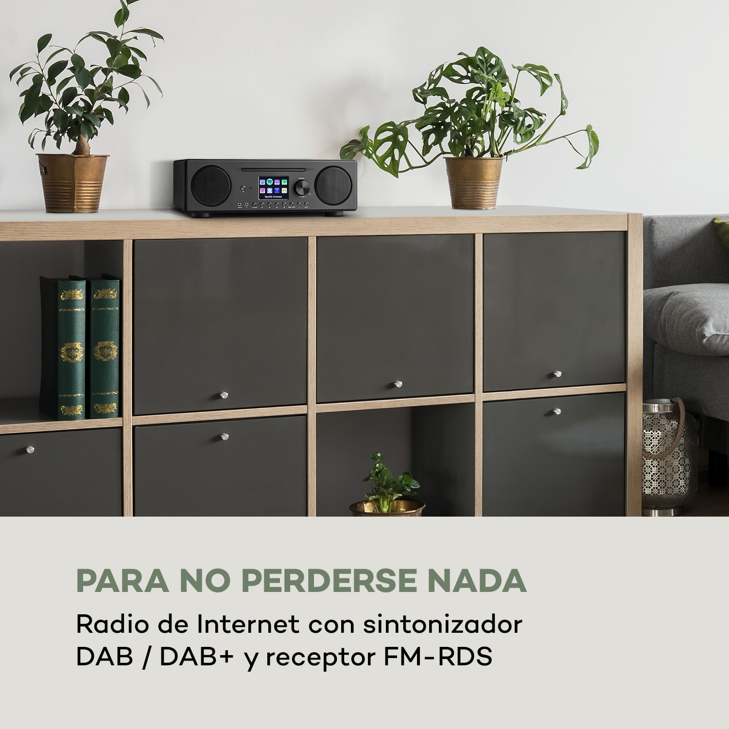 Internetradio Connect CD Radio por internetSpotify Connect Bluetooth App 