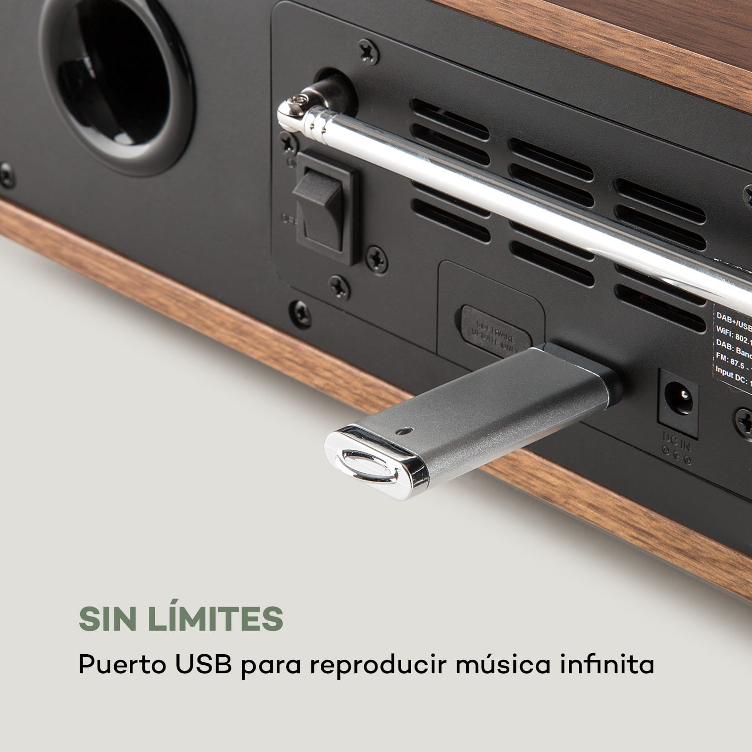 Internetradio Connect CD Radio por internet Spotify Connect Bluetooth App C 