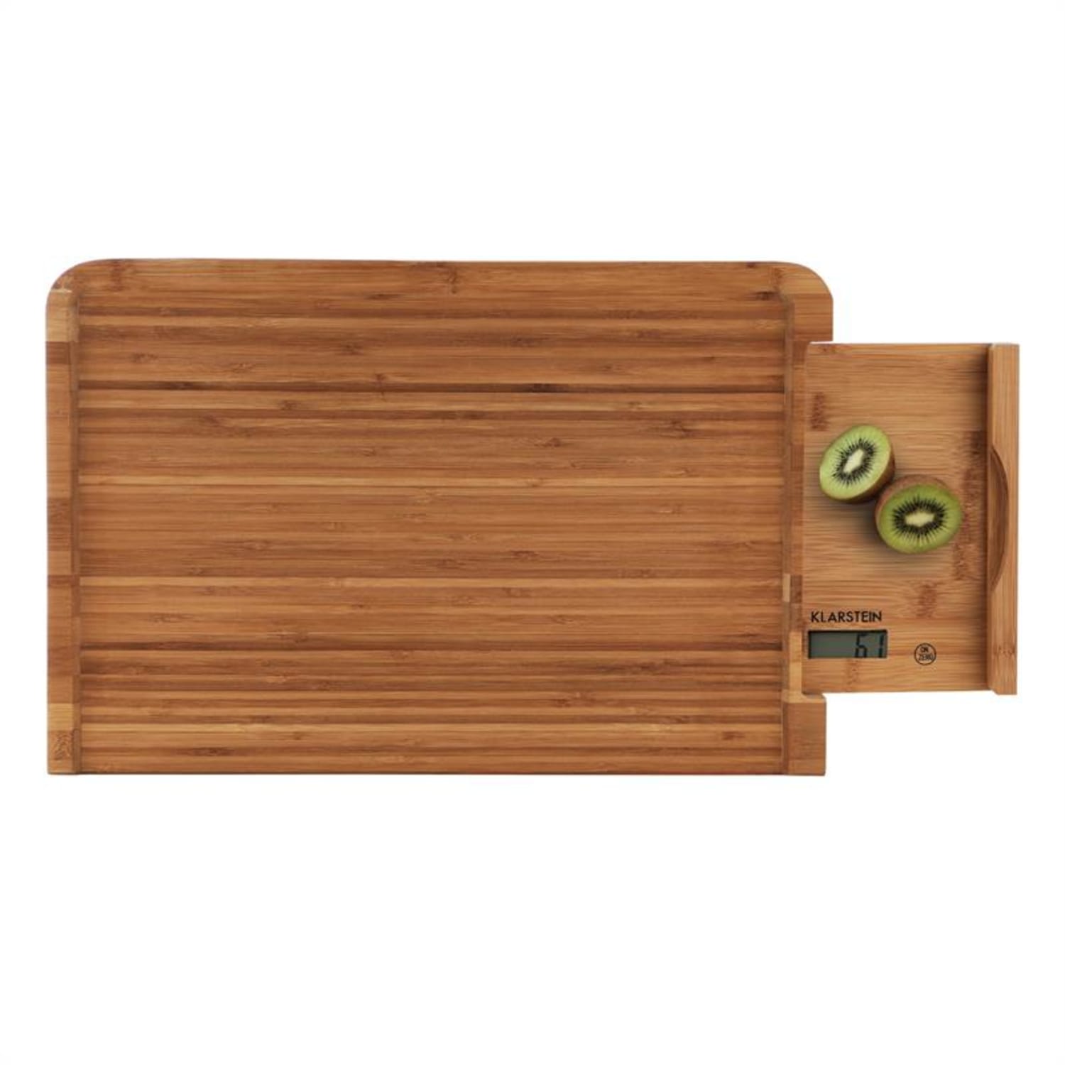 Chopmaster Tagliere e Bilancia da Cucina 5 kg Bambù 