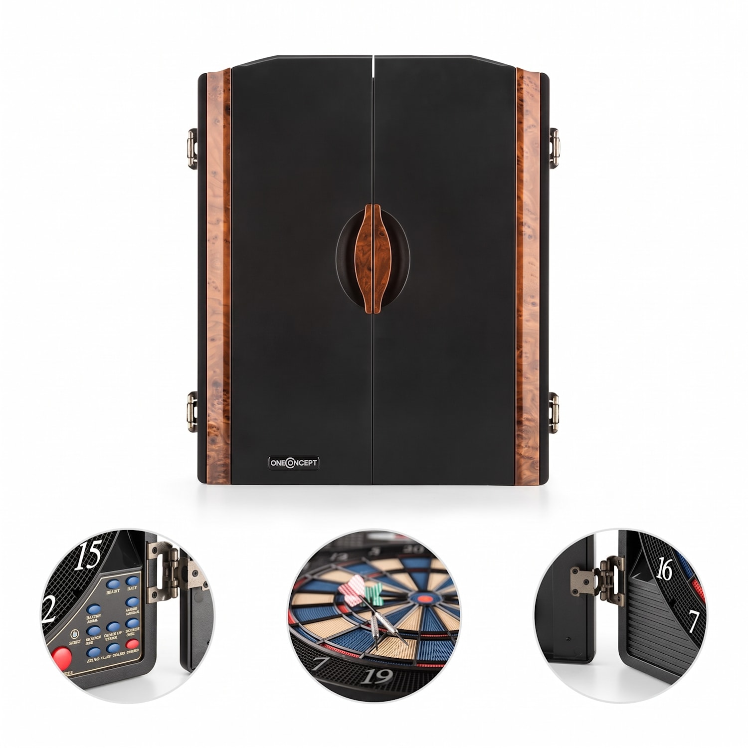Masterdarter, leseni videz, dartboard, pikado stroj, mehka konica, vrata Mahagonijeva