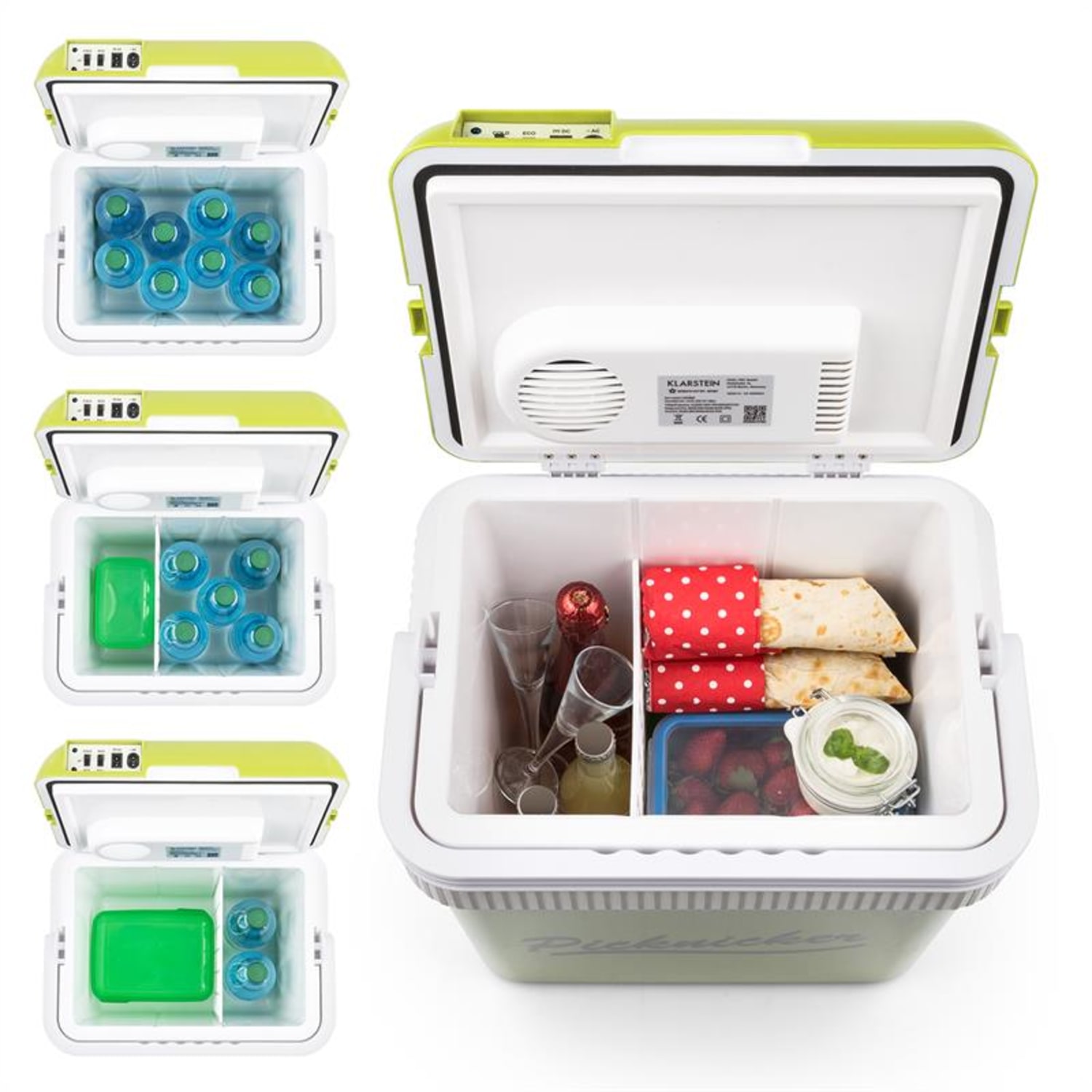 Big Picknicker Borsa Termica 24L A++ AC DC Auto verde 