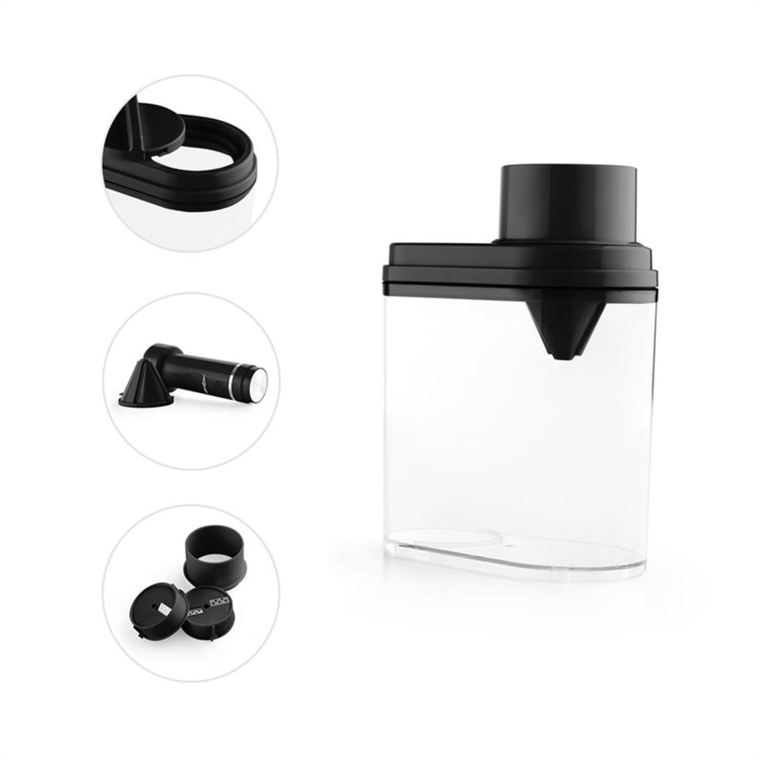 Spirou Découpe-légumes électrique coupe spirale 100W 3 lames -noir Noir