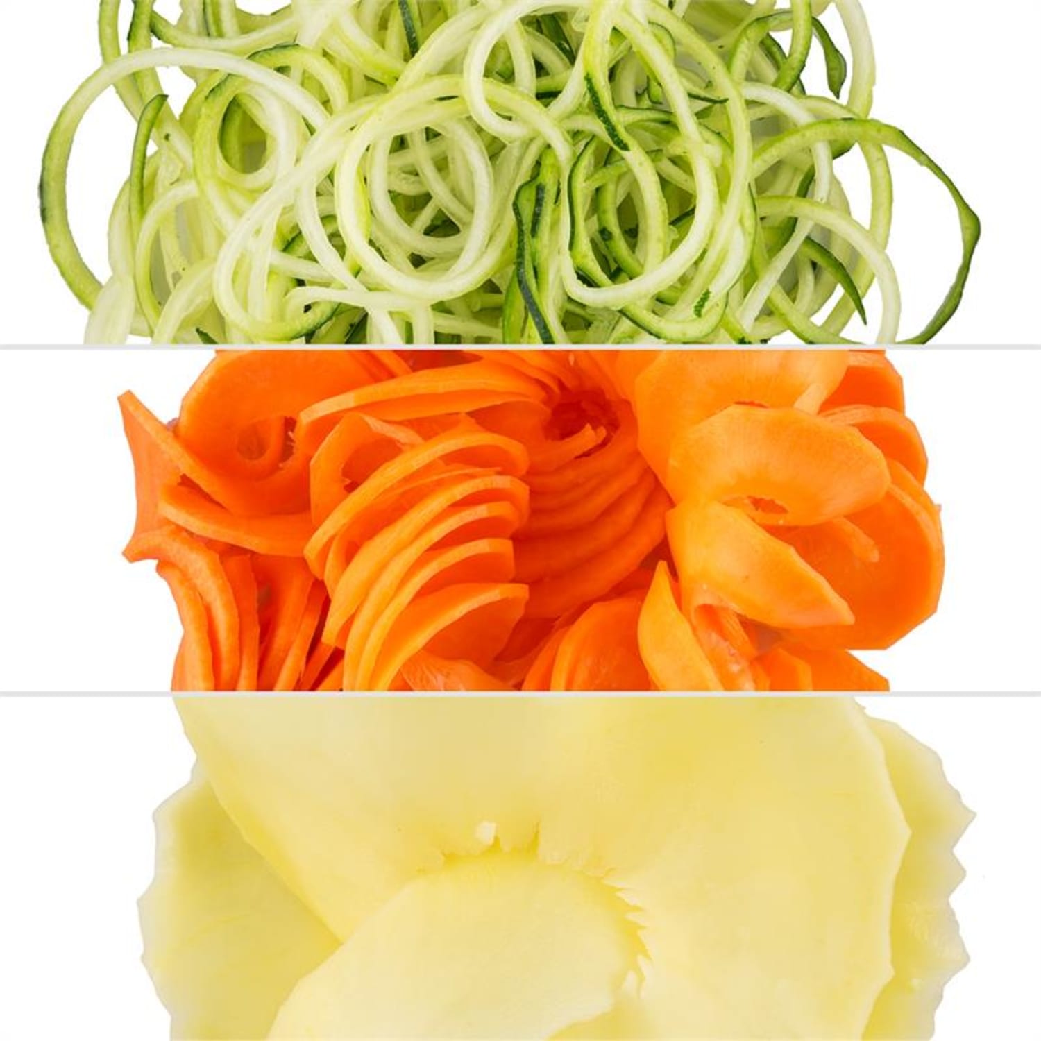 Spirou Découpe-légumes électrique coupe spirale 100W 3 lames -noir Noir