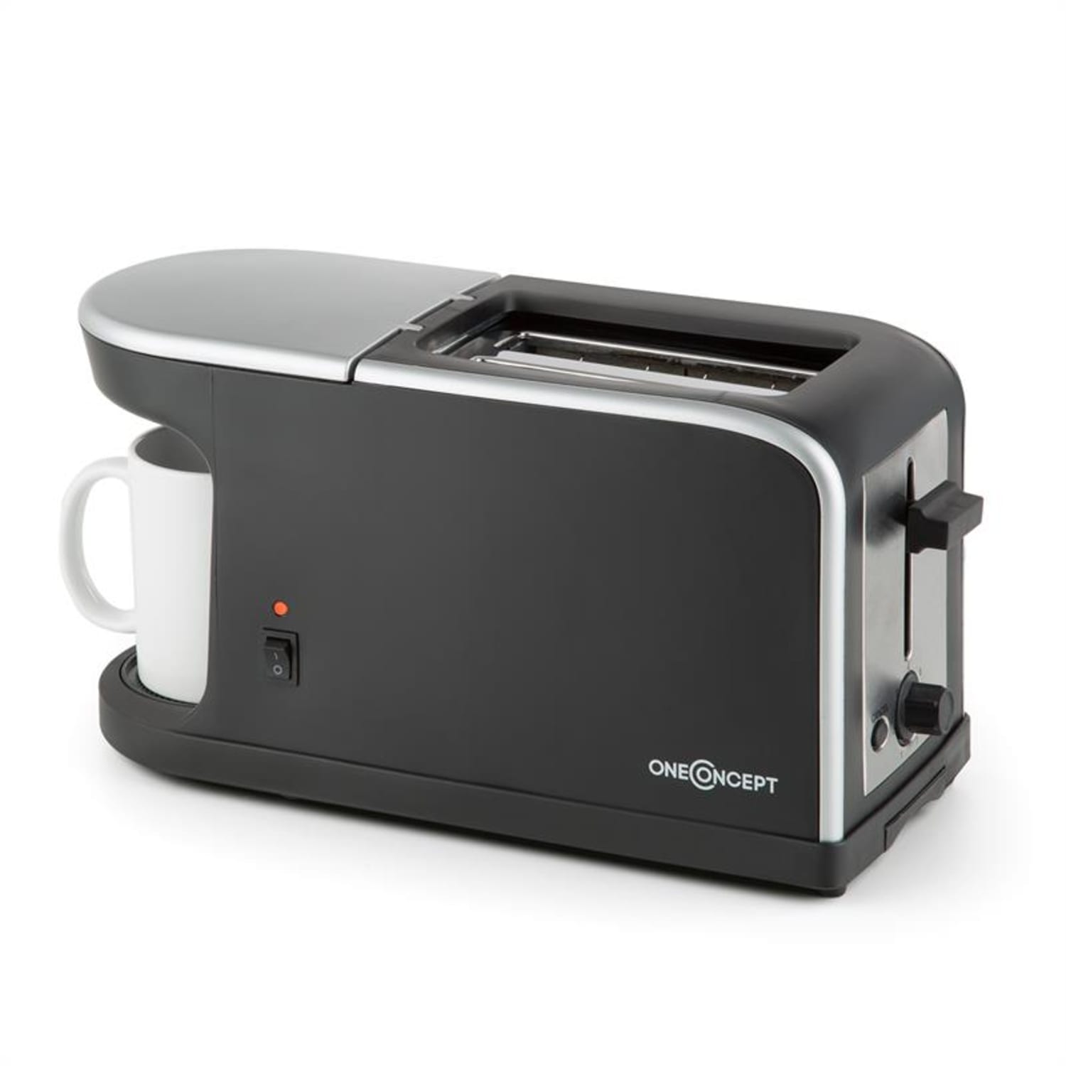 Quickie 2 v 1 , dvojštrbinový hriankovač, mini kávovar, vrátane šálky 