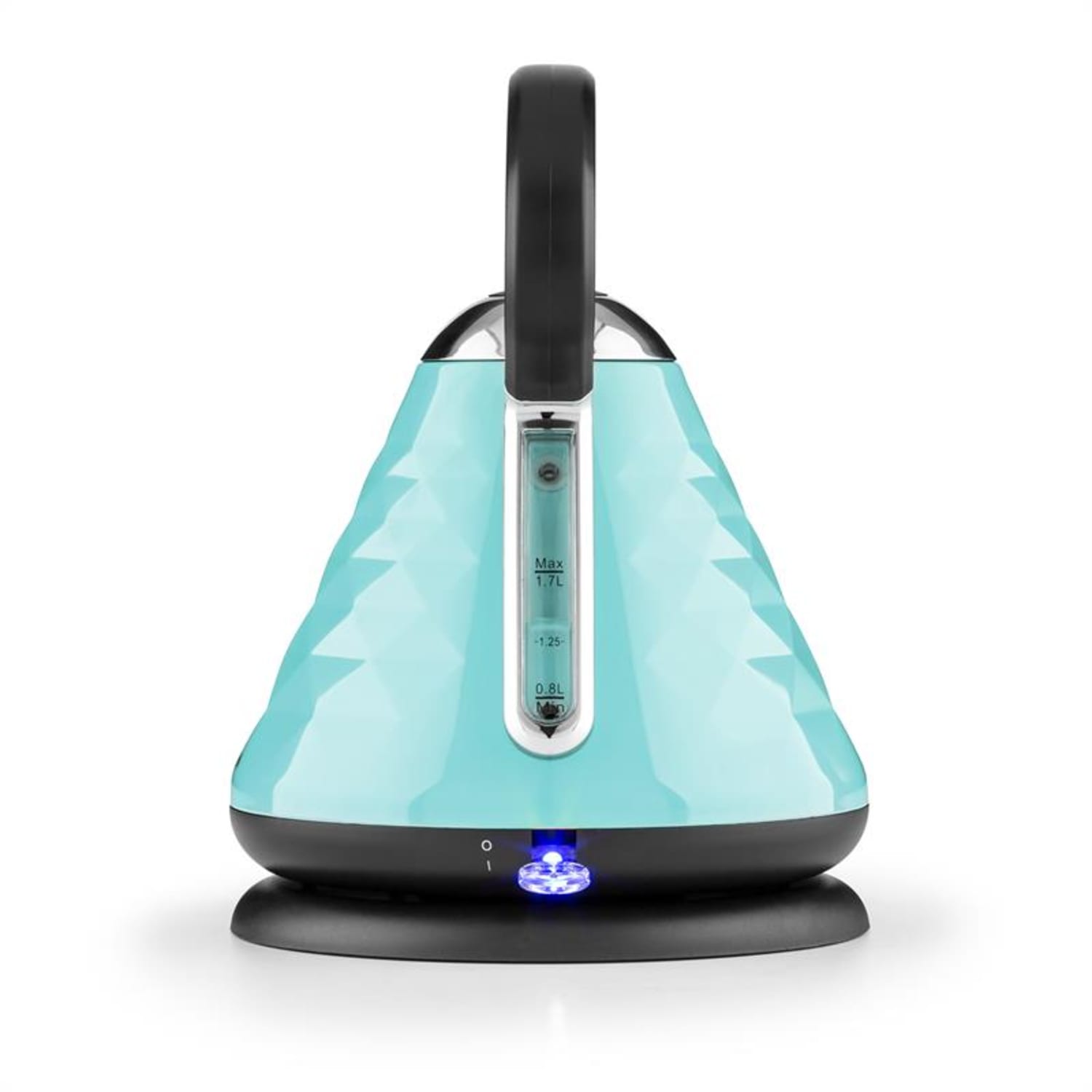 Curacao Azur Bollitore Teiera elettrica 2200W 1,7L Acciaio Inox Blu 