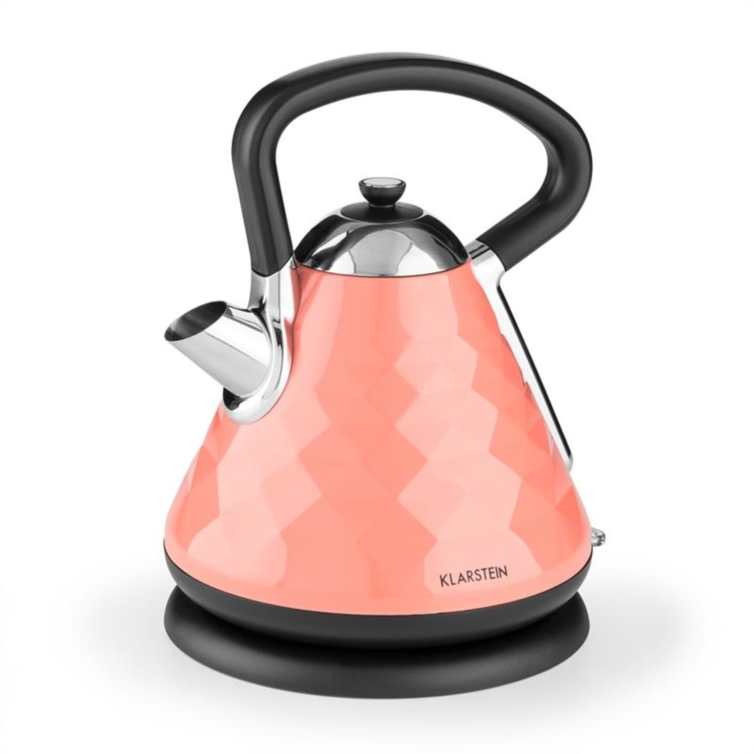 Curacao Coral Bollitore Teiera elettrica 2200W 1,7L Acciaio Inox Corallo 
