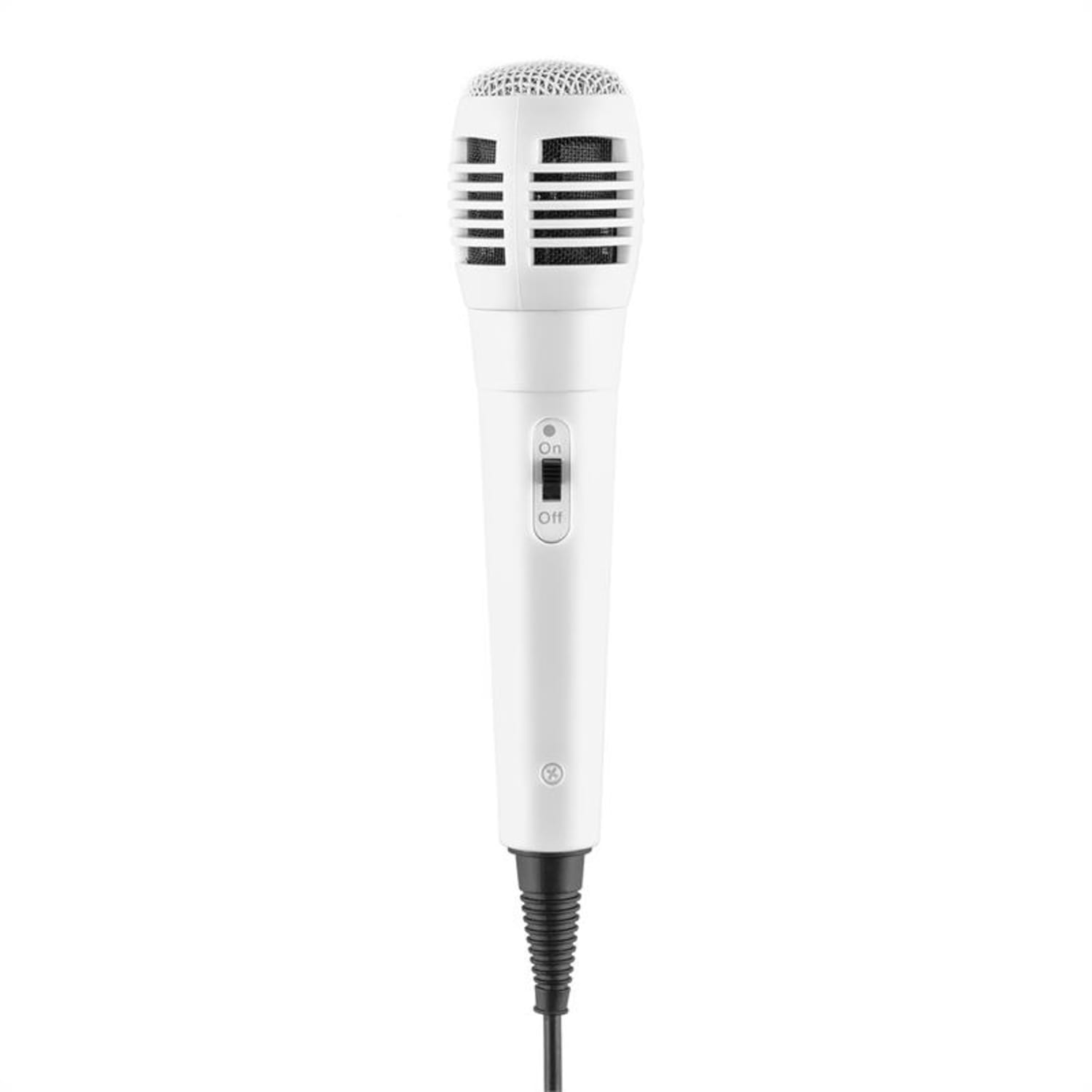 DiscoFever LED Bluetooth-Karaokeanlage LED 7" TFT-Screen CD USB Weiß
