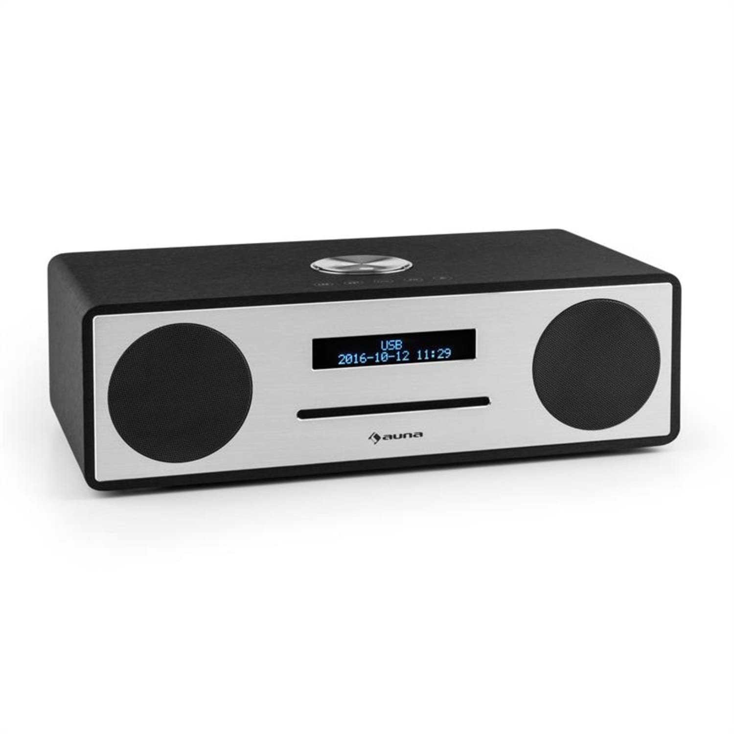STANDFORD DAB-CD-RADIO DAB+ BLUETOOTH USB MP3 AUX FM, CRNI Crna